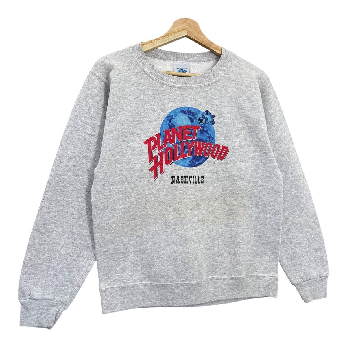 Planet Hollywood Vintage 90s Planet Hollywood Big Logo Sweatshirt Size S Size US S / EU 44-46 / 1 - 2 Thumbnail