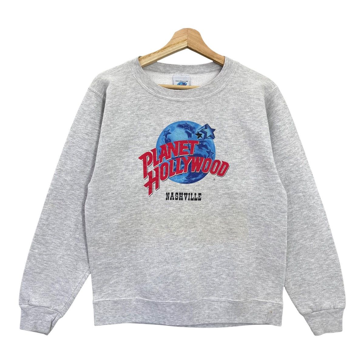 Planet Hollywood Vintage 90s Planet Hollywood Big Logo Sweatshirt Size S Size US S / EU 44-46 / 1 - 1 Thumbnail