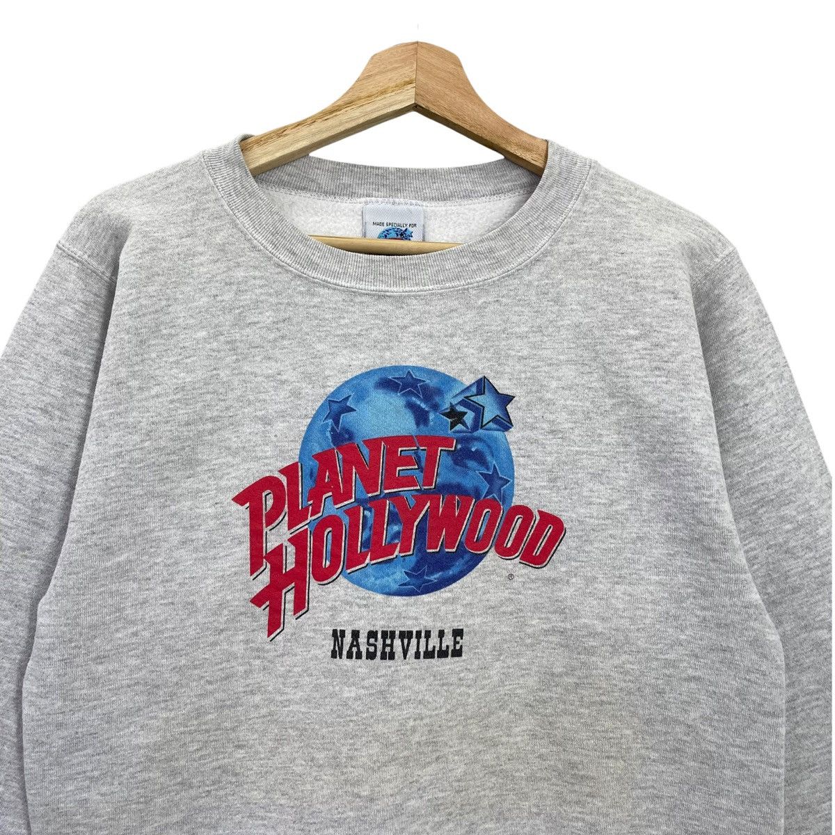 Planet Hollywood Vintage 90s Planet Hollywood Big Logo Sweatshirt Size S Size US S / EU 44-46 / 1 - 4 Thumbnail