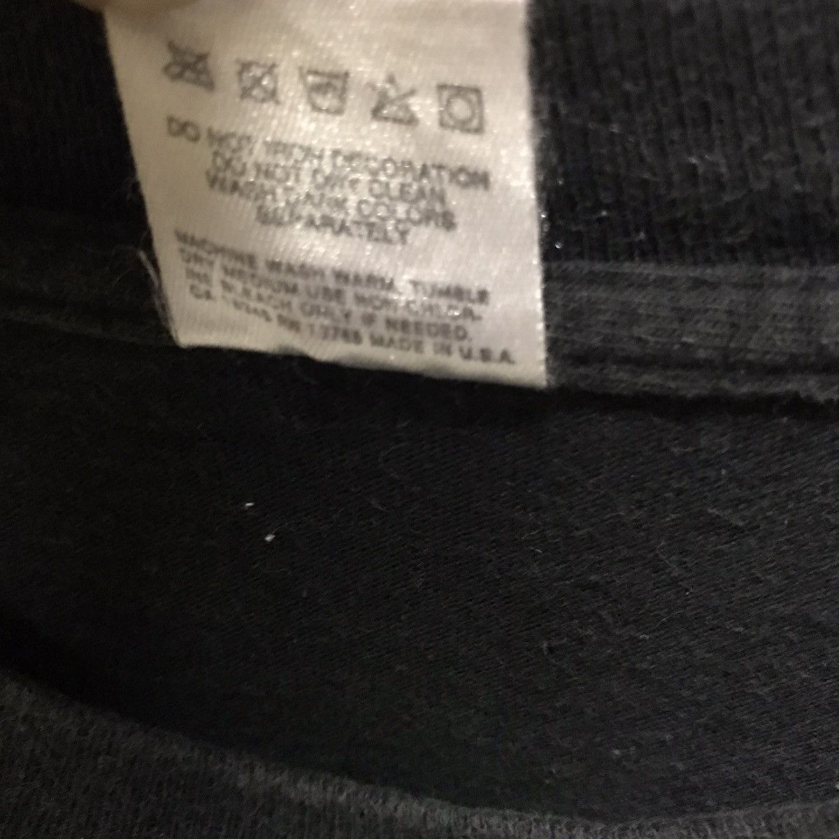 Cowboy Equipment × Vintage Vintage 90s Rodeo Cowboy Up black tee Size US M / EU 48-50 / 2 - 5 Thumbnail