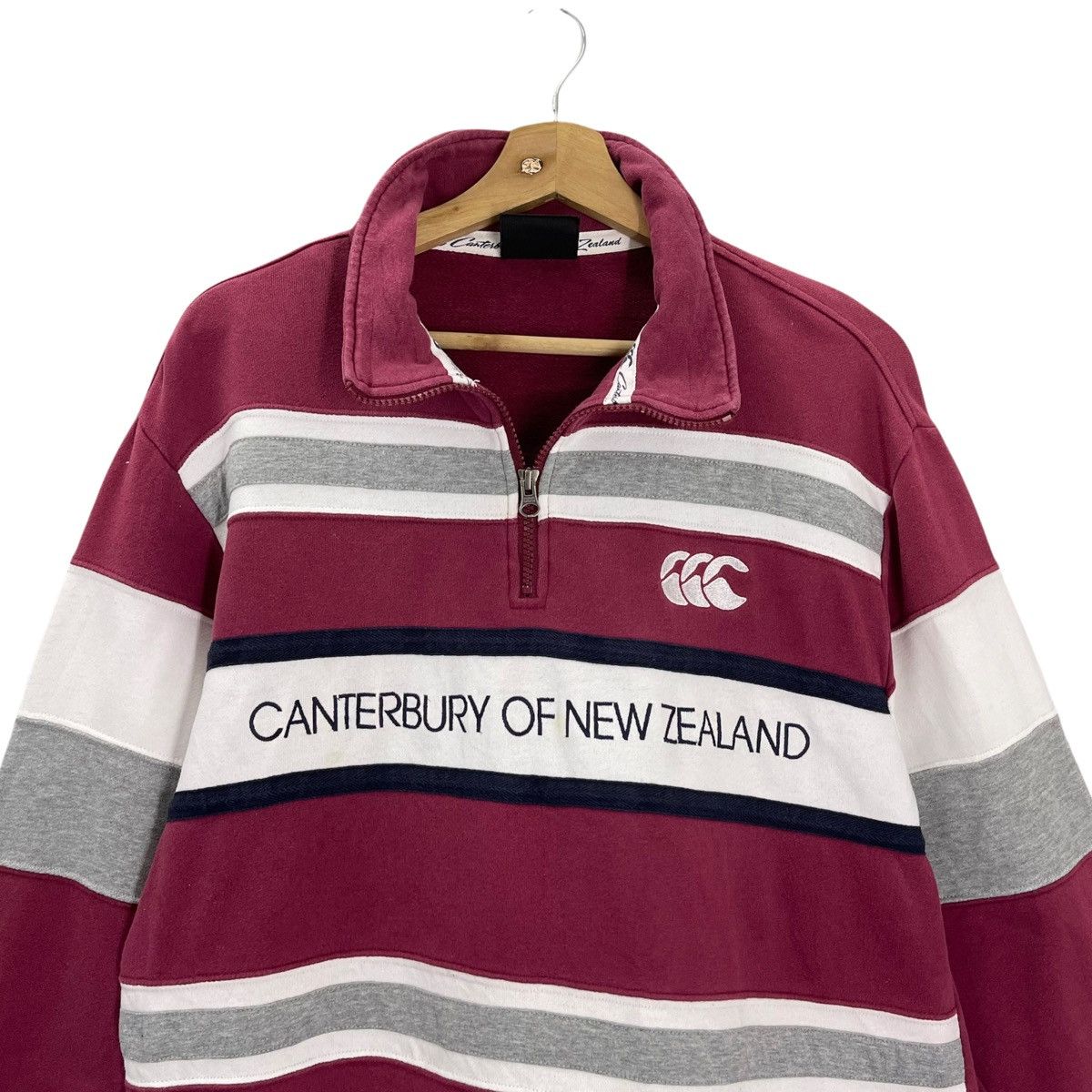 Canterbury of New Zealand × Vintage Vintage Canterbury Of New Zealand Halfzip Sweatshirt Size M Size US M / EU 48-50 / 2 - 4 Thumbnail