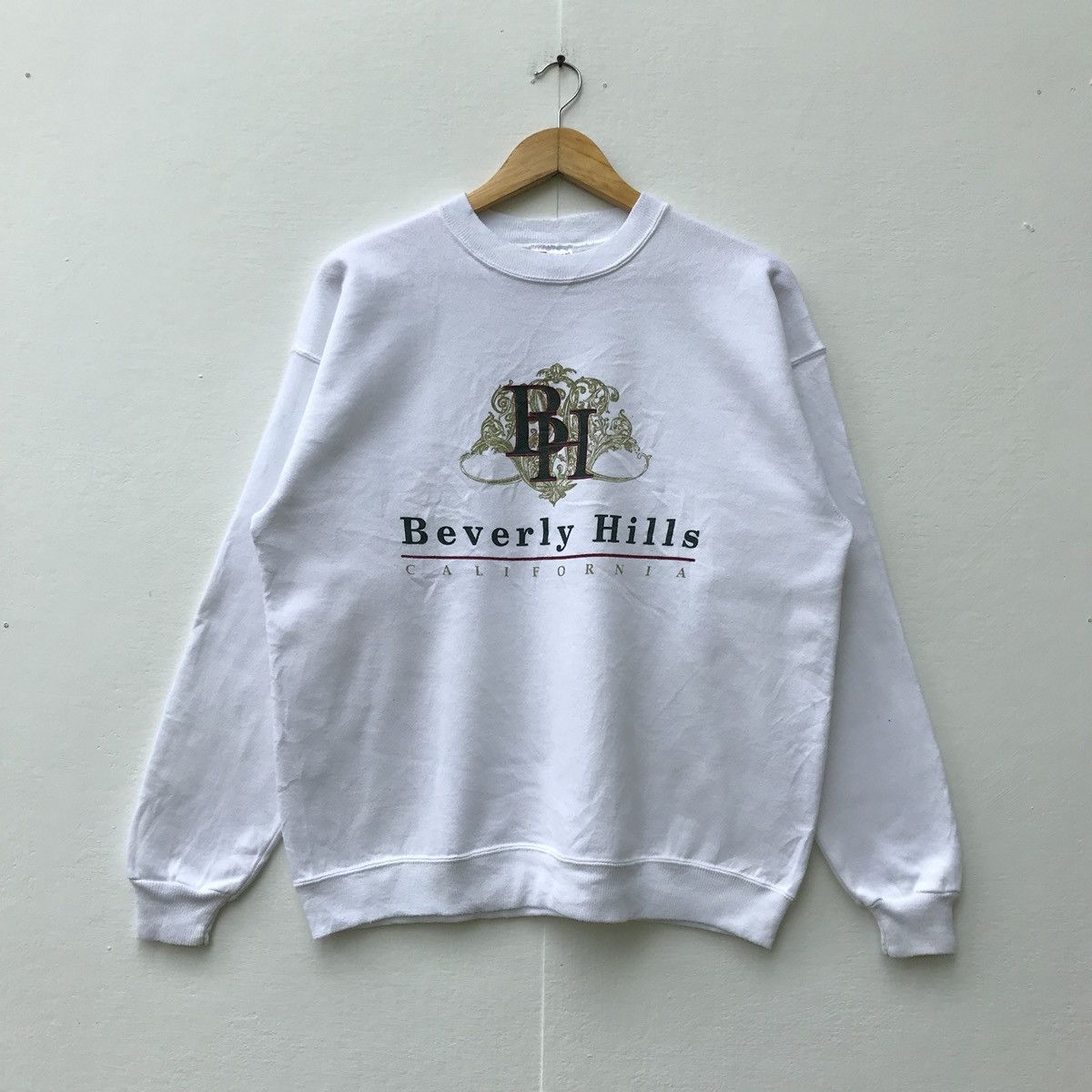 Head of State Vintage Beverly Hills California Sweater Size US L / EU 52-54 / 3 - 1 Thumbnail