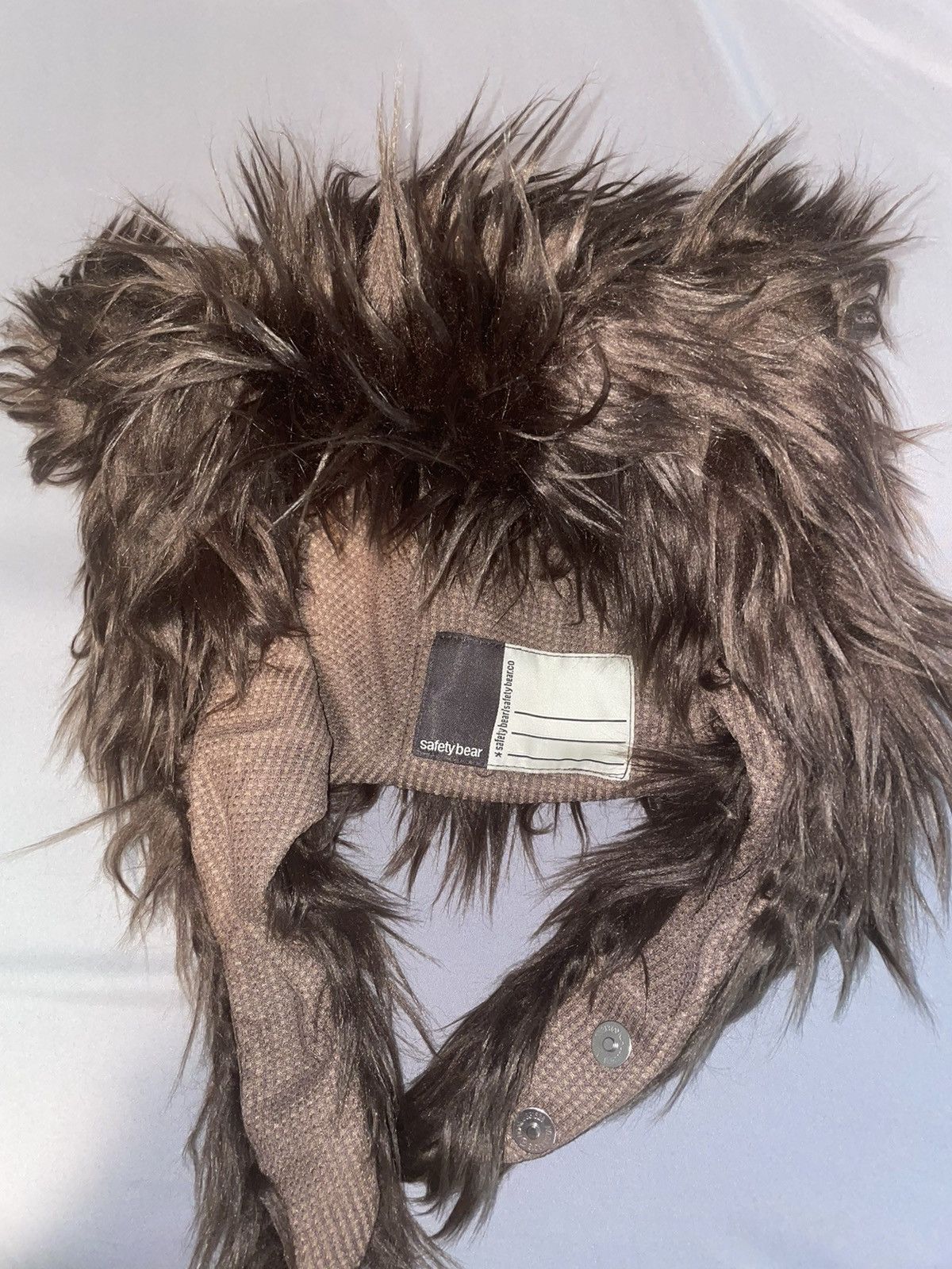 Safety Bear Safety Bear limited furry hat Grailed