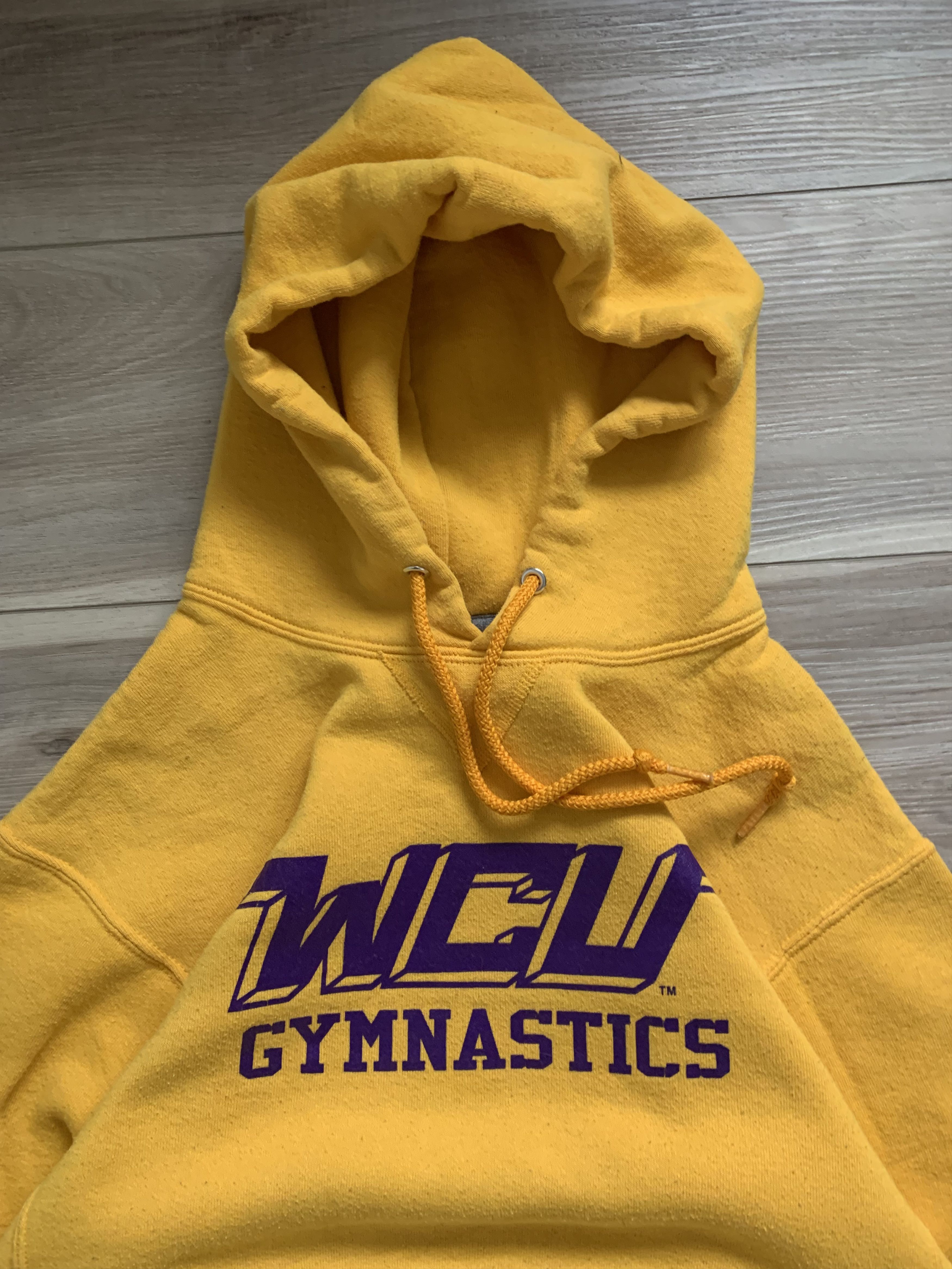 Russell Athletic × Vintage 2000s RUSSELL ATHLETIC SCHOOL HOODIE / SIZE SMALL Size US S / EU 44-46 / 1 - 3 Thumbnail