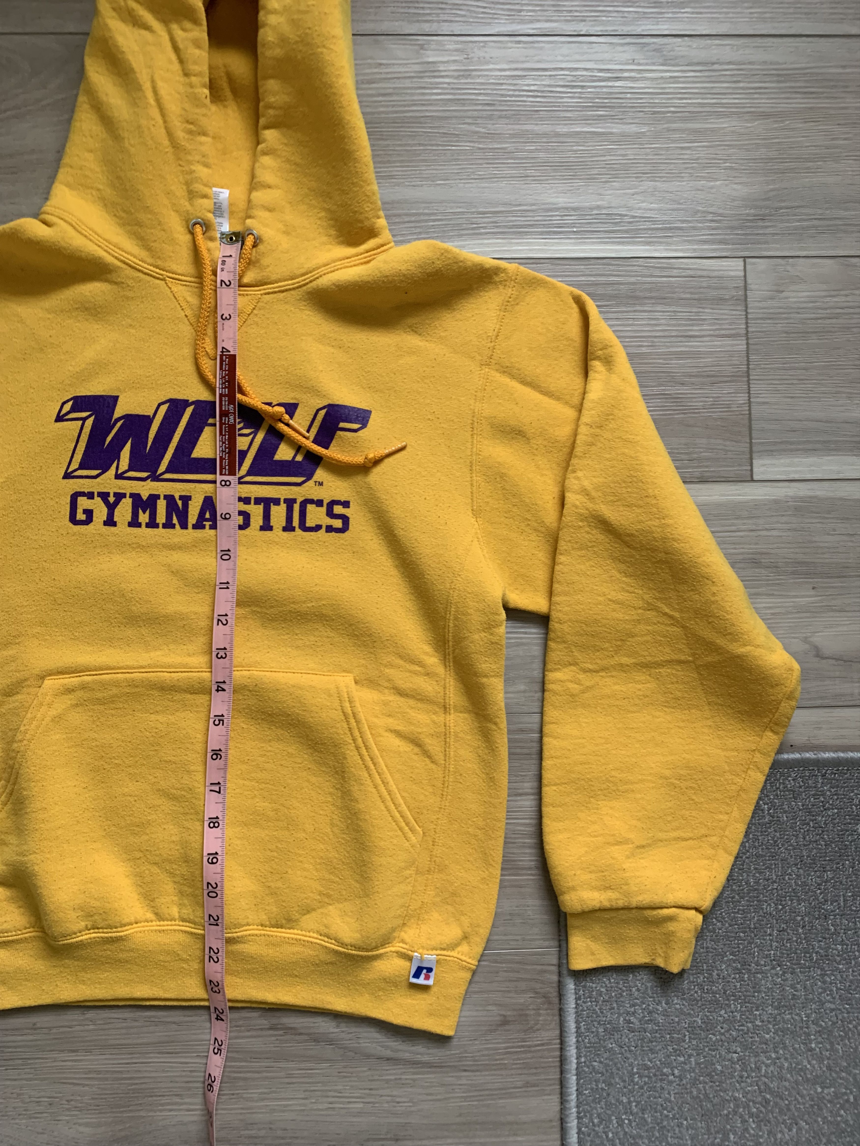 Russell Athletic × Vintage 2000s RUSSELL ATHLETIC SCHOOL HOODIE / SIZE SMALL Size US S / EU 44-46 / 1 - 5 Thumbnail