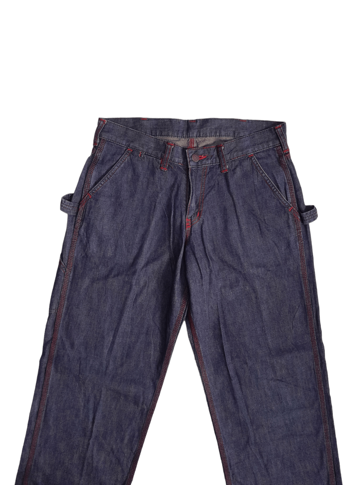 Beams Plus 1998 Beams Boy Indigo Japan Carpenters Workers Denim (E856) Size US 30 / EU 46 - 6 Thumbnail