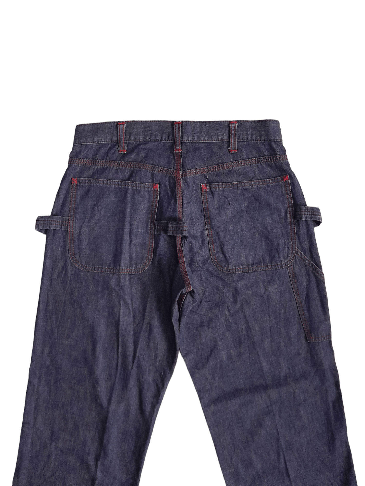 Beams Plus 1998 Beams Boy Indigo Japan Carpenters Workers Denim (E856) Size US 30 / EU 46 - 2 Thumbnail