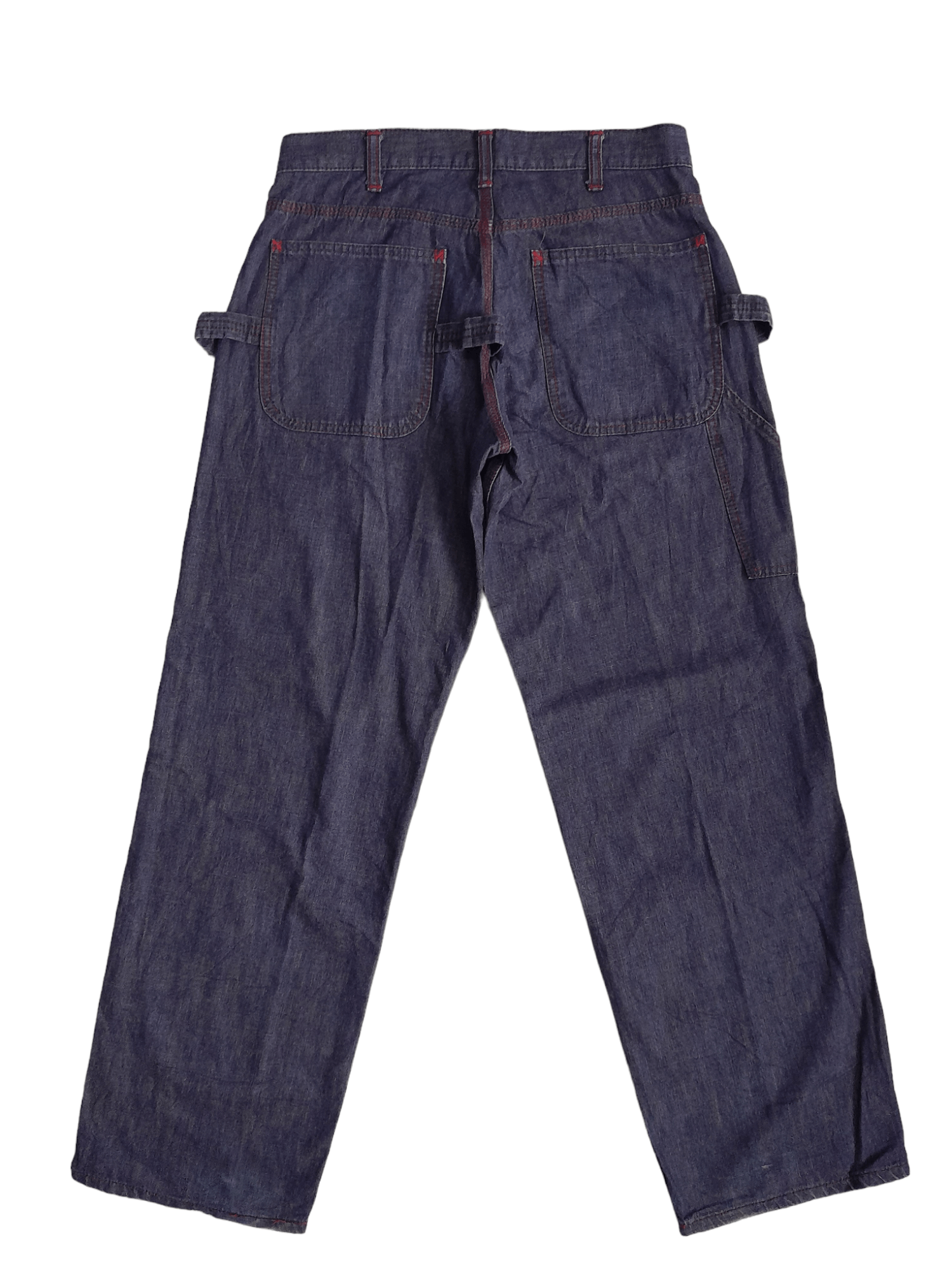 Beams Plus 1998 Beams Boy Indigo Japan Carpenters Workers Denim (E856) Size US 30 / EU 46 - 1 Thumbnail