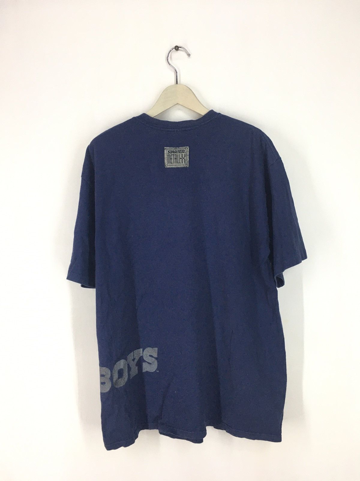 NFL Vintage 90s Dallas Cowboys NFL starter Metall-X t shirt Size US L / EU 52-54 / 3 - 2 Thumbnail