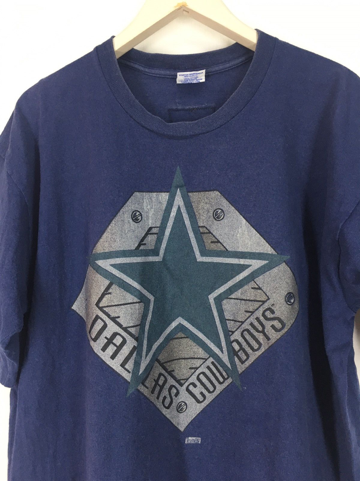 NFL Vintage 90s Dallas Cowboys NFL starter Metall-X t shirt Size US L / EU 52-54 / 3 - 3 Thumbnail