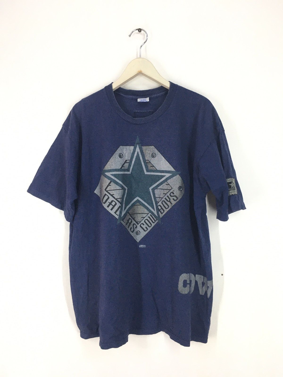 NFL Vintage 90s Dallas Cowboys NFL starter Metall-X t shirt Size US L / EU 52-54 / 3 - 1 Thumbnail