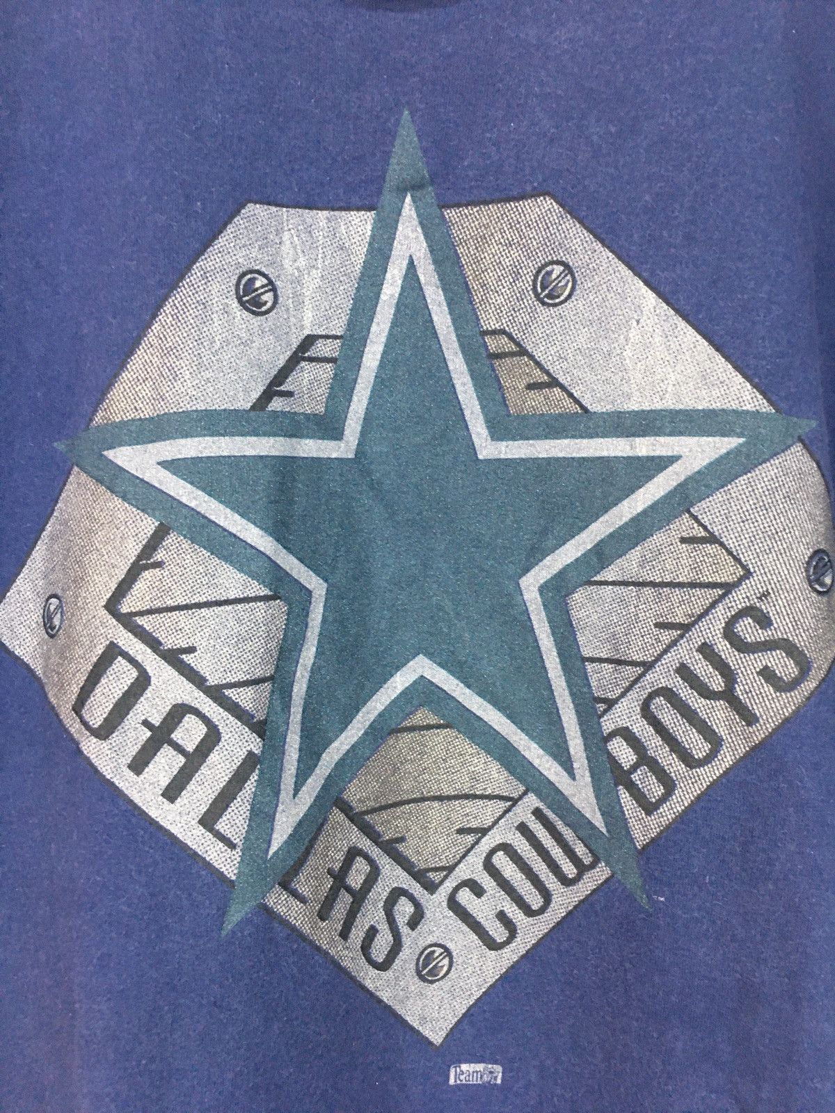 NFL Vintage 90s Dallas Cowboys NFL starter Metall-X t shirt Size US L / EU 52-54 / 3 - 4 Thumbnail