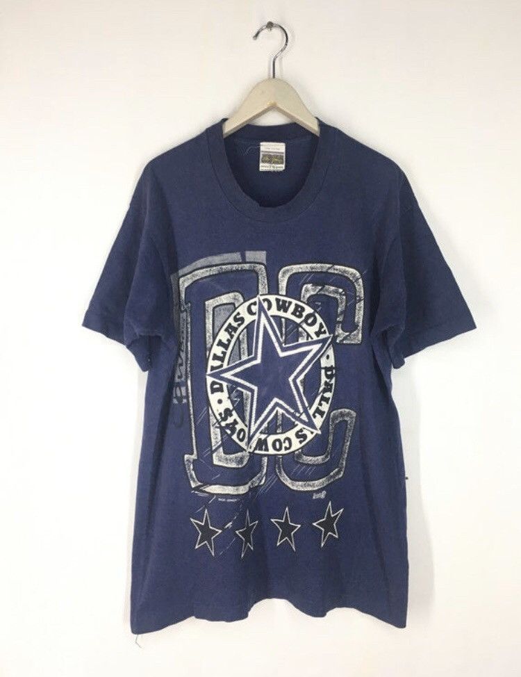 NFL Vintage 90s Dallas Cowboys NFL t shirt Size US L / EU 52-54 / 3 - 1 Thumbnail