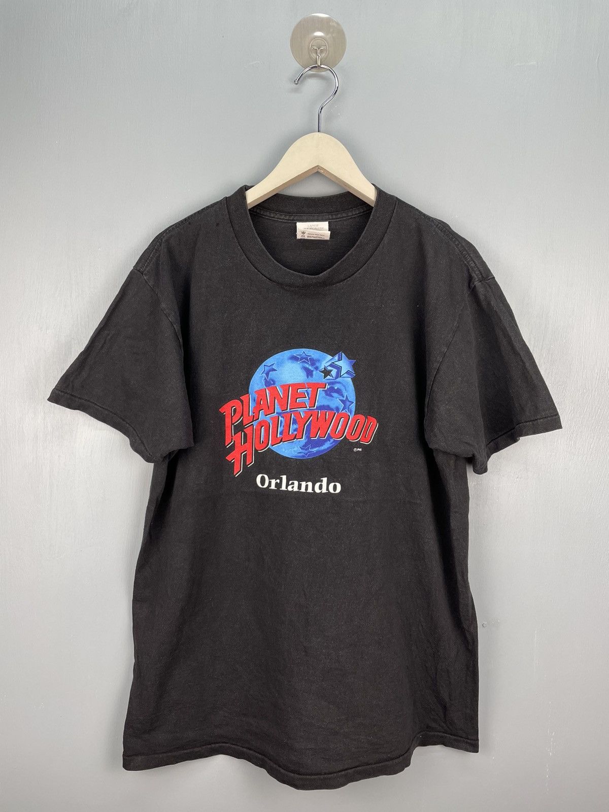 Planet Hollywood Vintage 90s Planet Hollywood Orlando t shirt Size US L / EU 52-54 / 3 - 1 Thumbnail