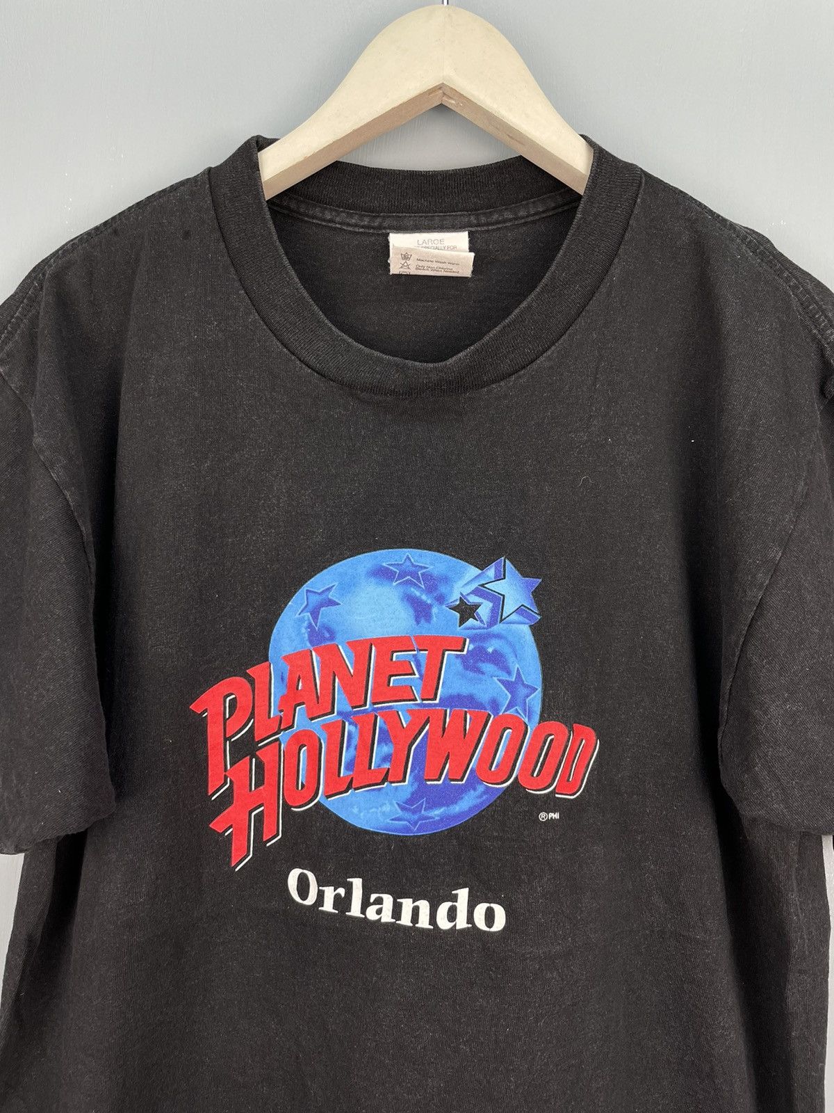 Planet Hollywood Vintage 90s Planet Hollywood Orlando t shirt Size US L / EU 52-54 / 3 - 3 Thumbnail