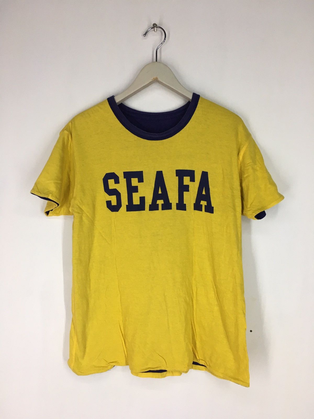 Japanese Brand U.S. Air Force Academy SEAFA Reversible T Shirt Size US M / EU 48-50 / 2 - 2 Thumbnail