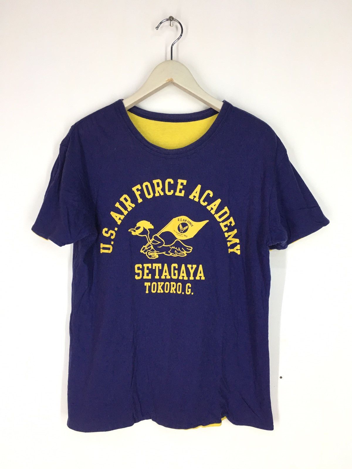 Japanese Brand U.S. Air Force Academy SEAFA Reversible T Shirt Size US M / EU 48-50 / 2 - 1 Thumbnail