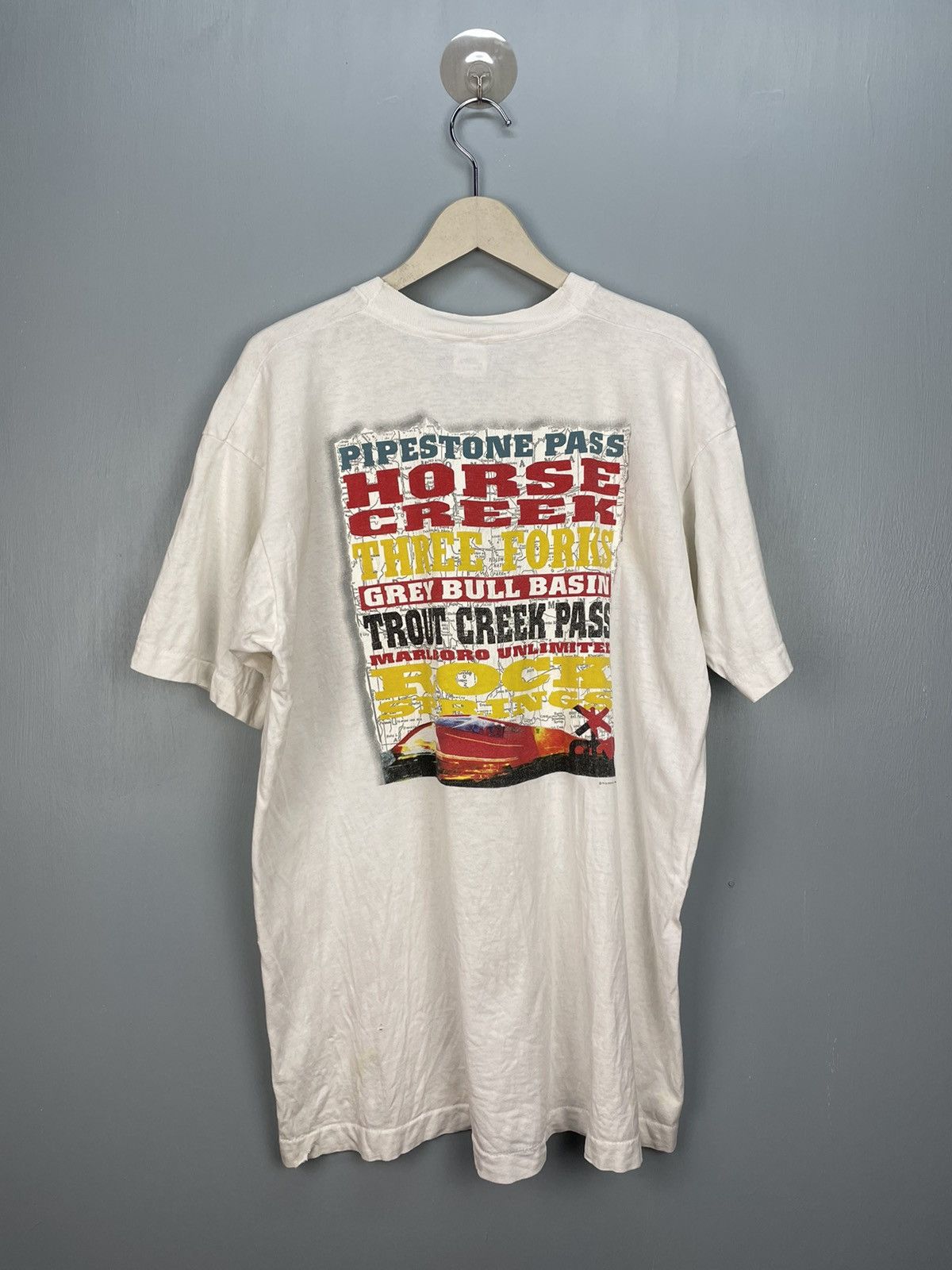 Marlboro Vintage 90s Marlboro Unlimited pocket tee Size US XL / EU 56 / 4 - 1 Thumbnail
