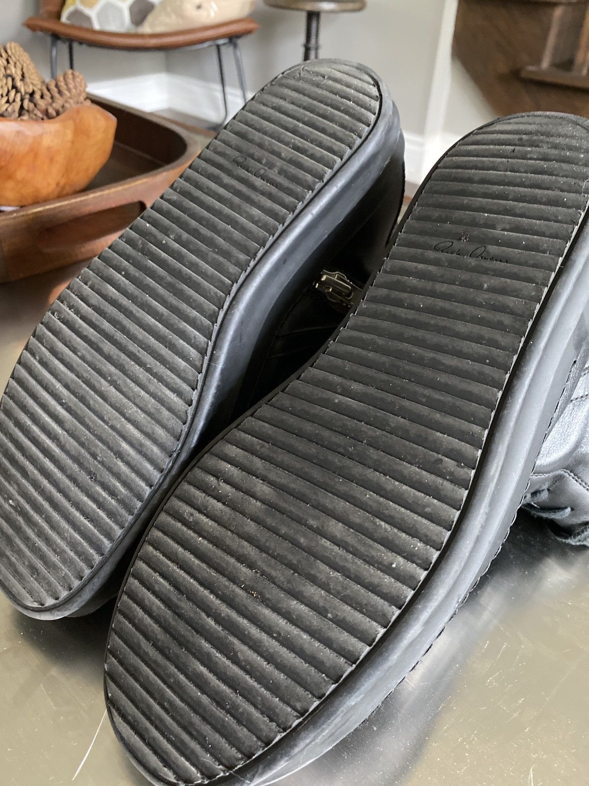 Rick Owens Rick Owens black Geobasket Size US 9.5 / EU 42-43 - 3 Thumbnail