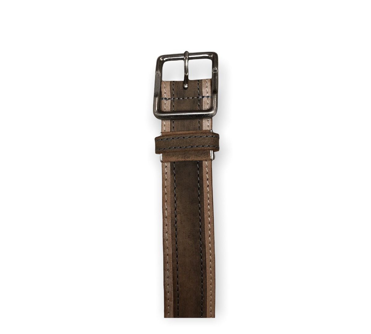 Edwin × Leather vintage Edwin Cowboy Fashion Leather Buckle Belts Size ONE SIZE - 2 Thumbnail