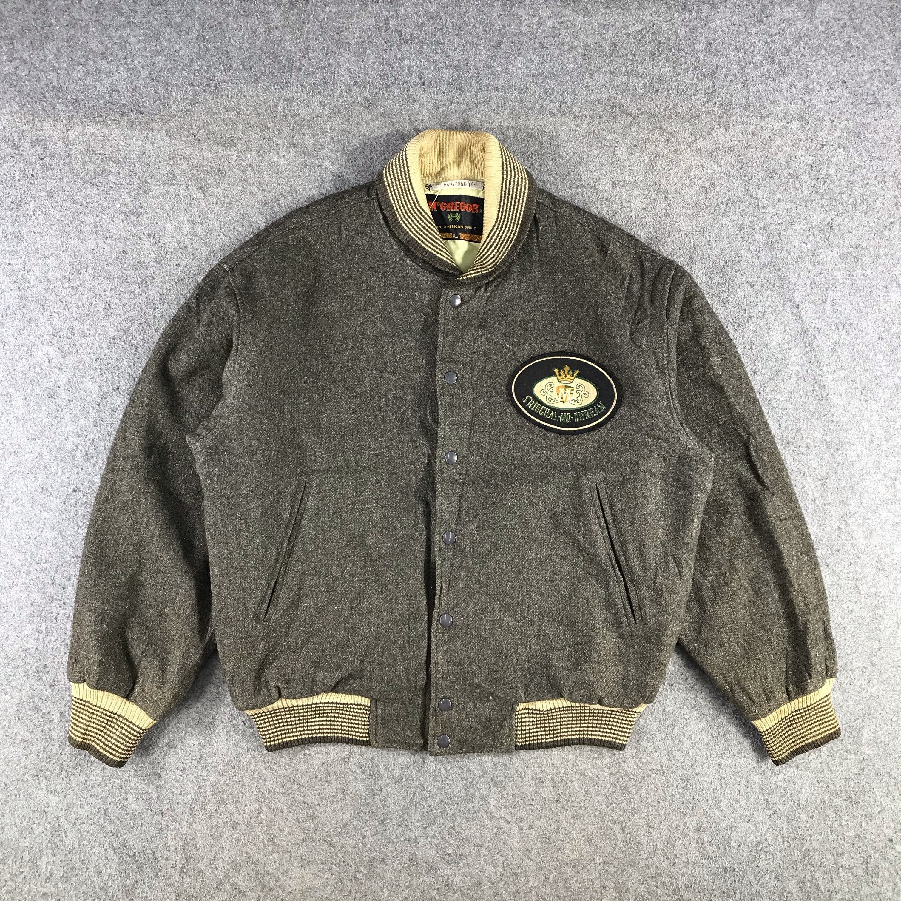 Vintage 80s College Club Mcgregor Varsity Jacket JC114