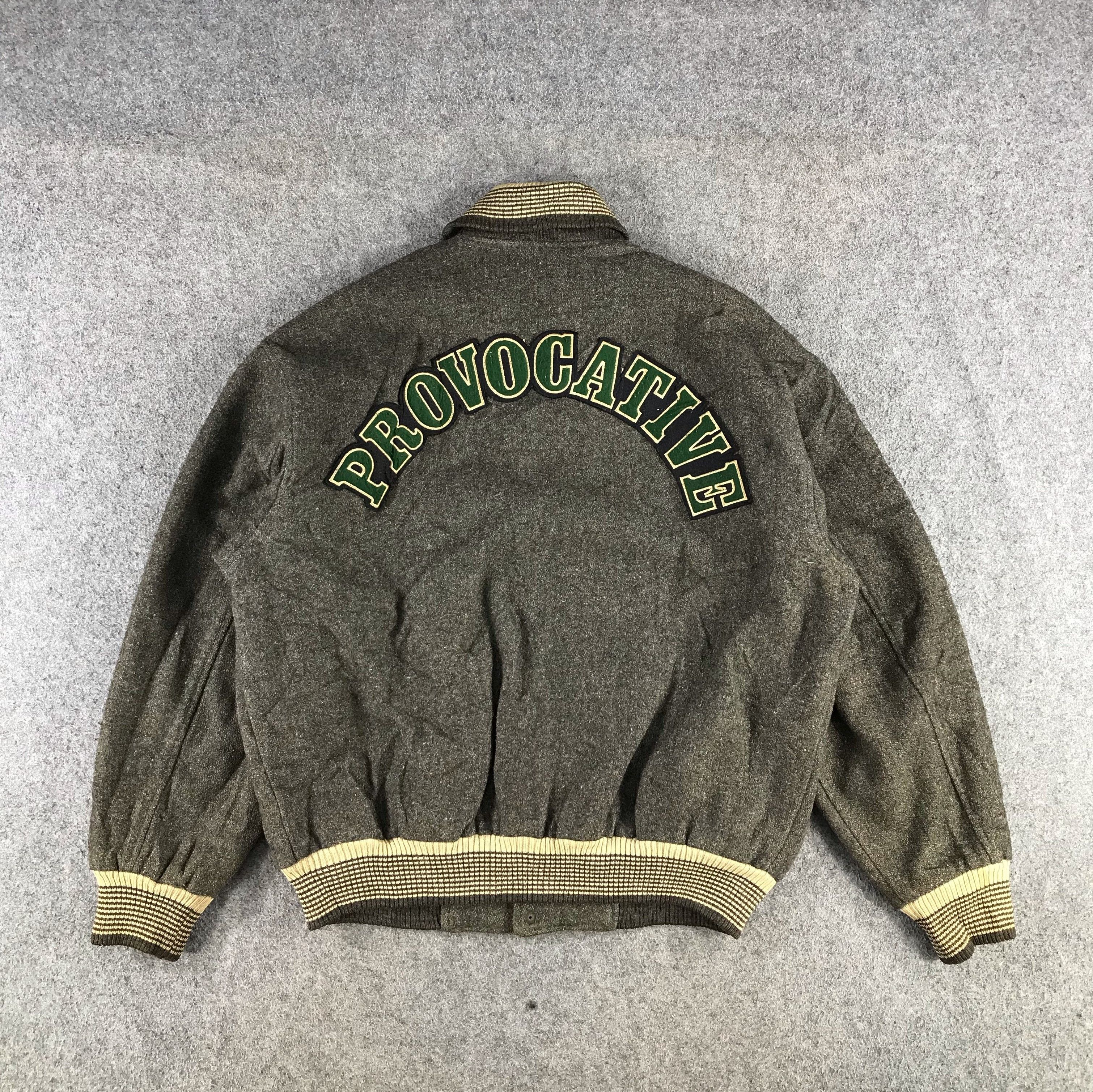 ジャケット・アウター 70s McGregor Gray Wool Stadium Jacket 70s McGregor Gray Wool Stadium Jacket