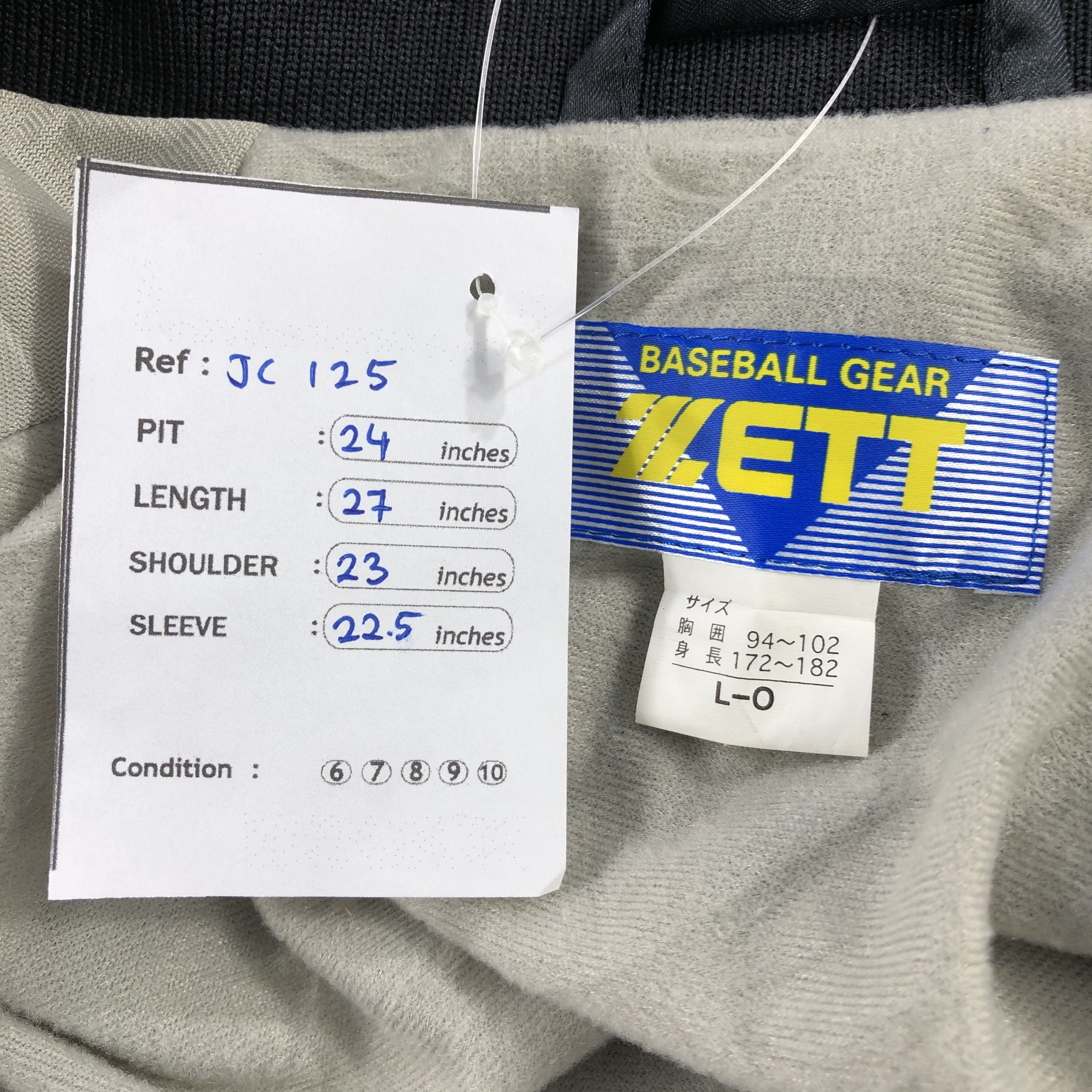 Japanese Brand Vintage Baseball Club Satin Bomber Varsity Jacket JC125 Size US L / EU 52-54 / 3 - 8 Thumbnail