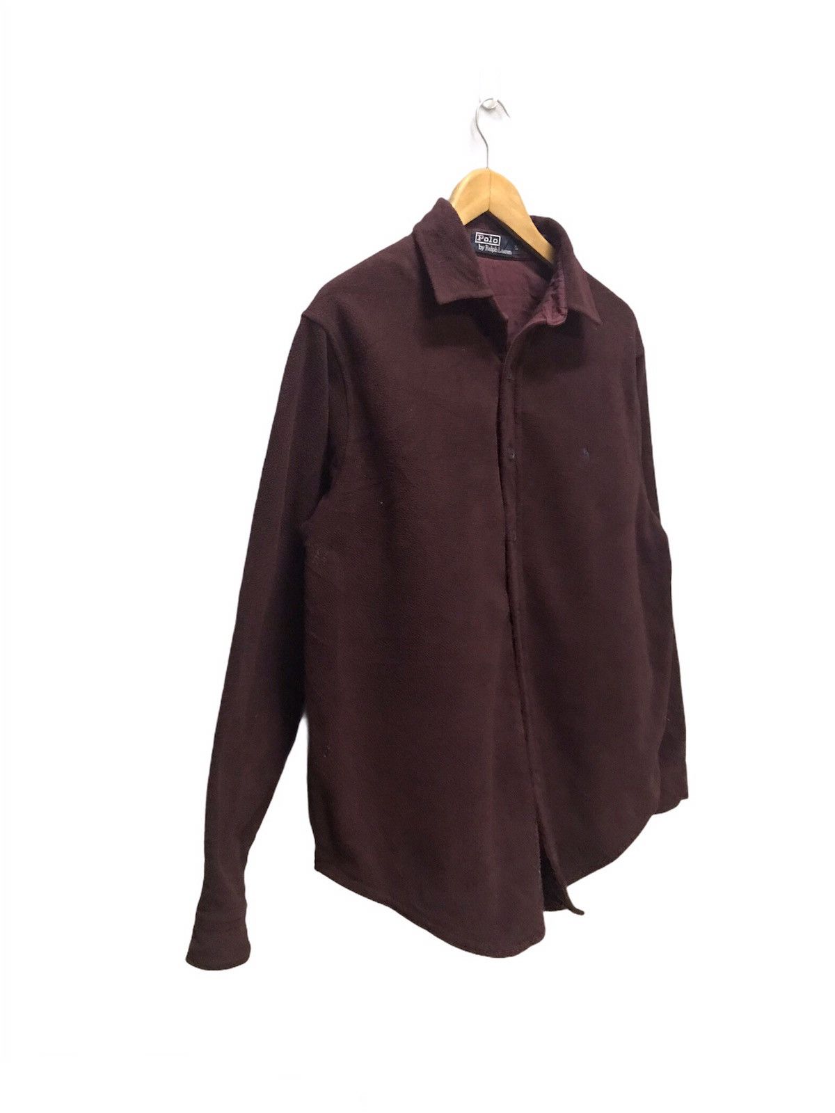 Polo Ralph Lauren Polo Ralph Lauren Small Pony Fleece Shirt Button Up Size US L / EU 52-54 / 3 - 3 Thumbnail