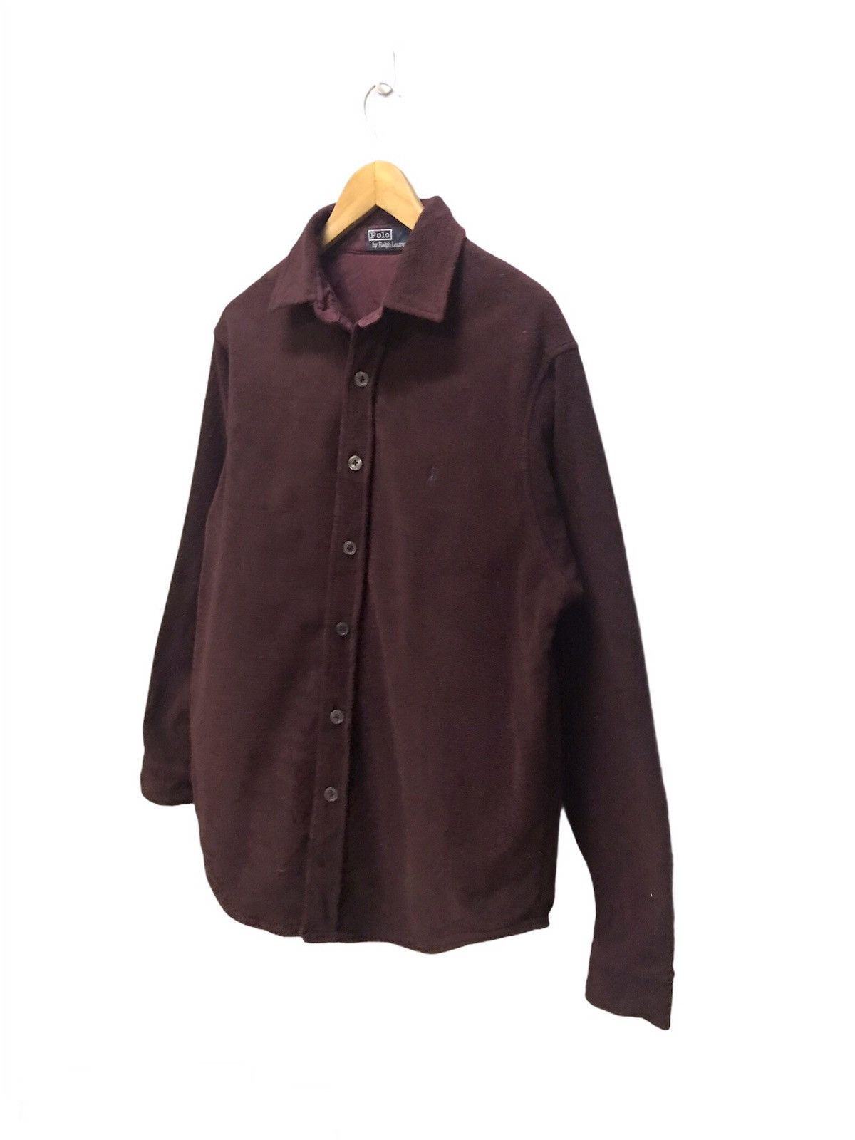 Polo Ralph Lauren Polo Ralph Lauren Small Pony Fleece Shirt Button Up Size US L / EU 52-54 / 3 - 2 Thumbnail
