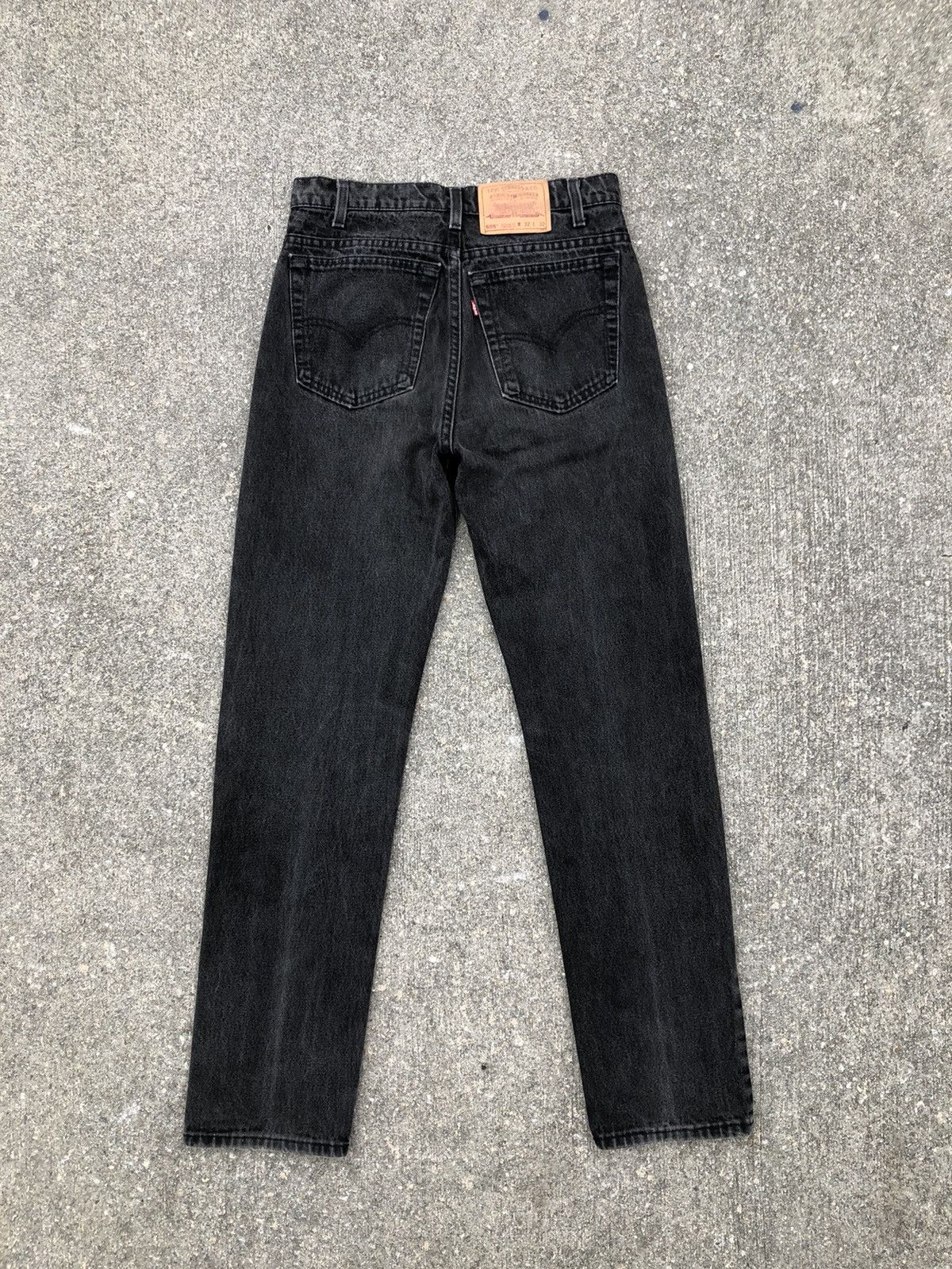 Levi's × Vintage Vintage 1995 Levi’s 505 Straight Leg Faded Black Denim Jeans Size US 31 - 2 Thumbnail