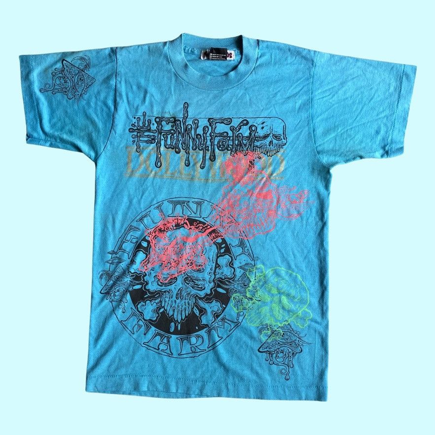 image of Jun Takahashi x Undercover Vintage Funny Farm T Shirt in Blue, Men's (Size Small)