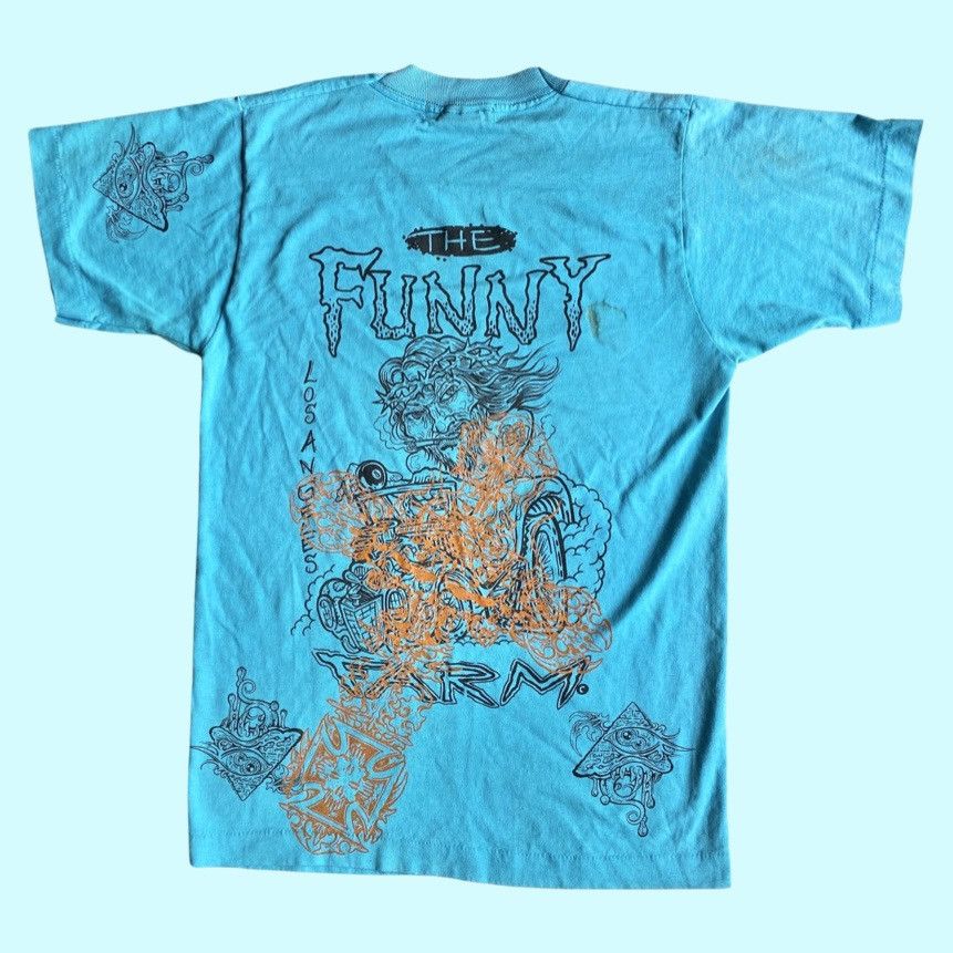 Jun Takahashi Rare Vintage Funny Farm T Shirt Size US S / EU 44-46 / 1 - 4 Thumbnail