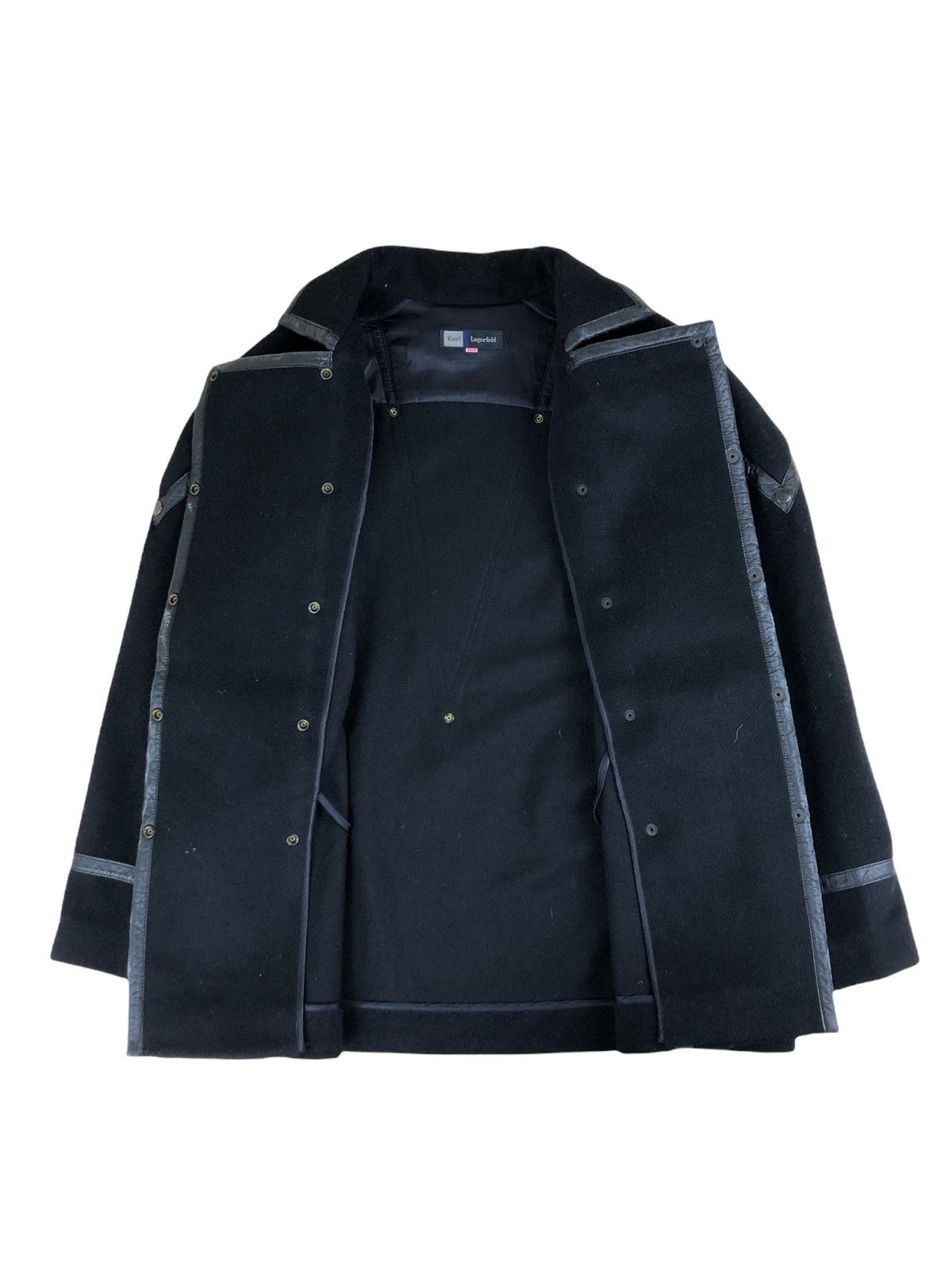 Karl Lagerfeld 1990s Karl Legarfeld Archive Napoleon Wool Coat Size US M / EU 48-50 / 2 - 5 Thumbnail