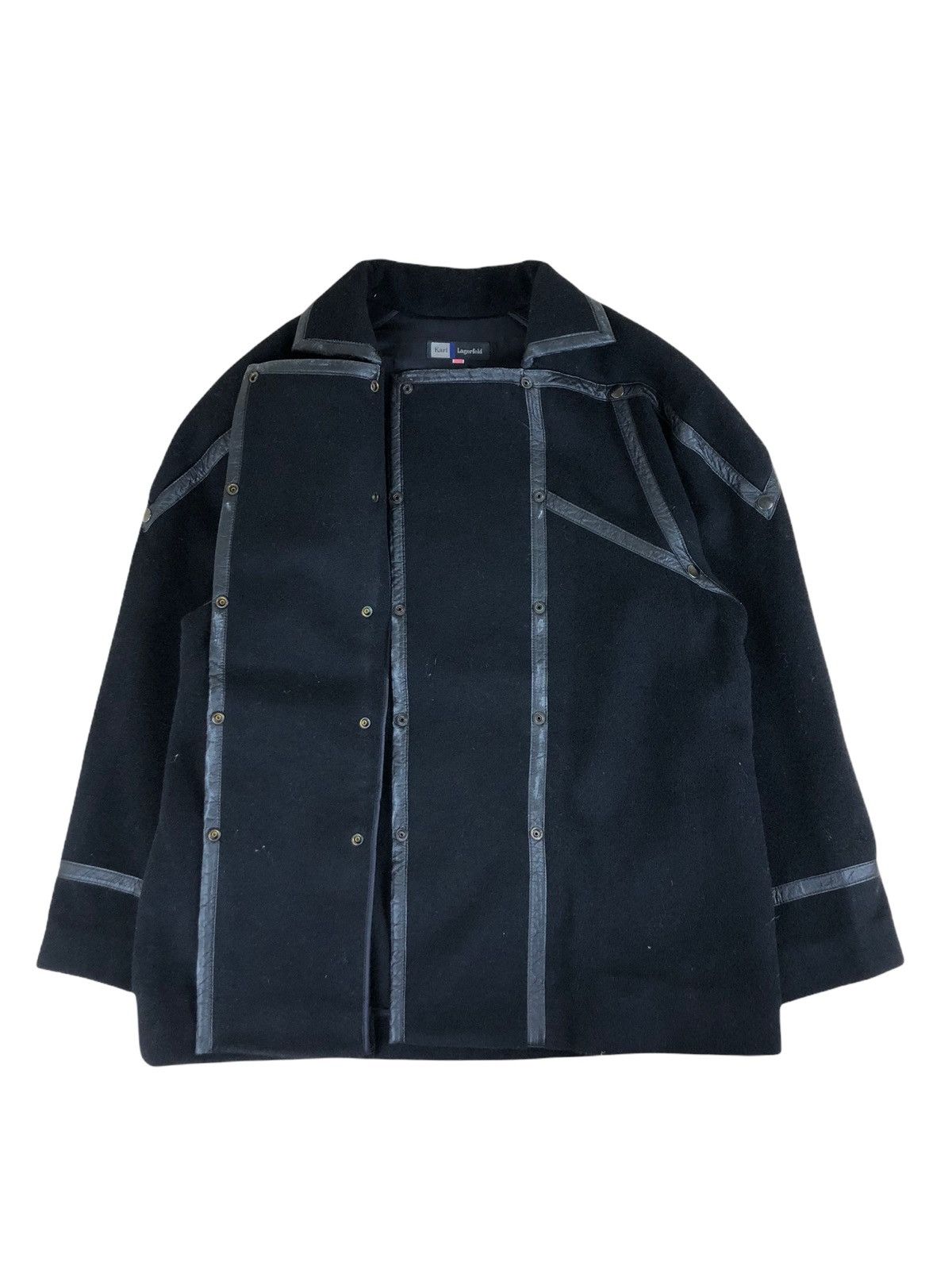 Karl Lagerfeld 1990s Karl Legarfeld Archive Napoleon Wool Coat Size US M / EU 48-50 / 2 - 4 Thumbnail