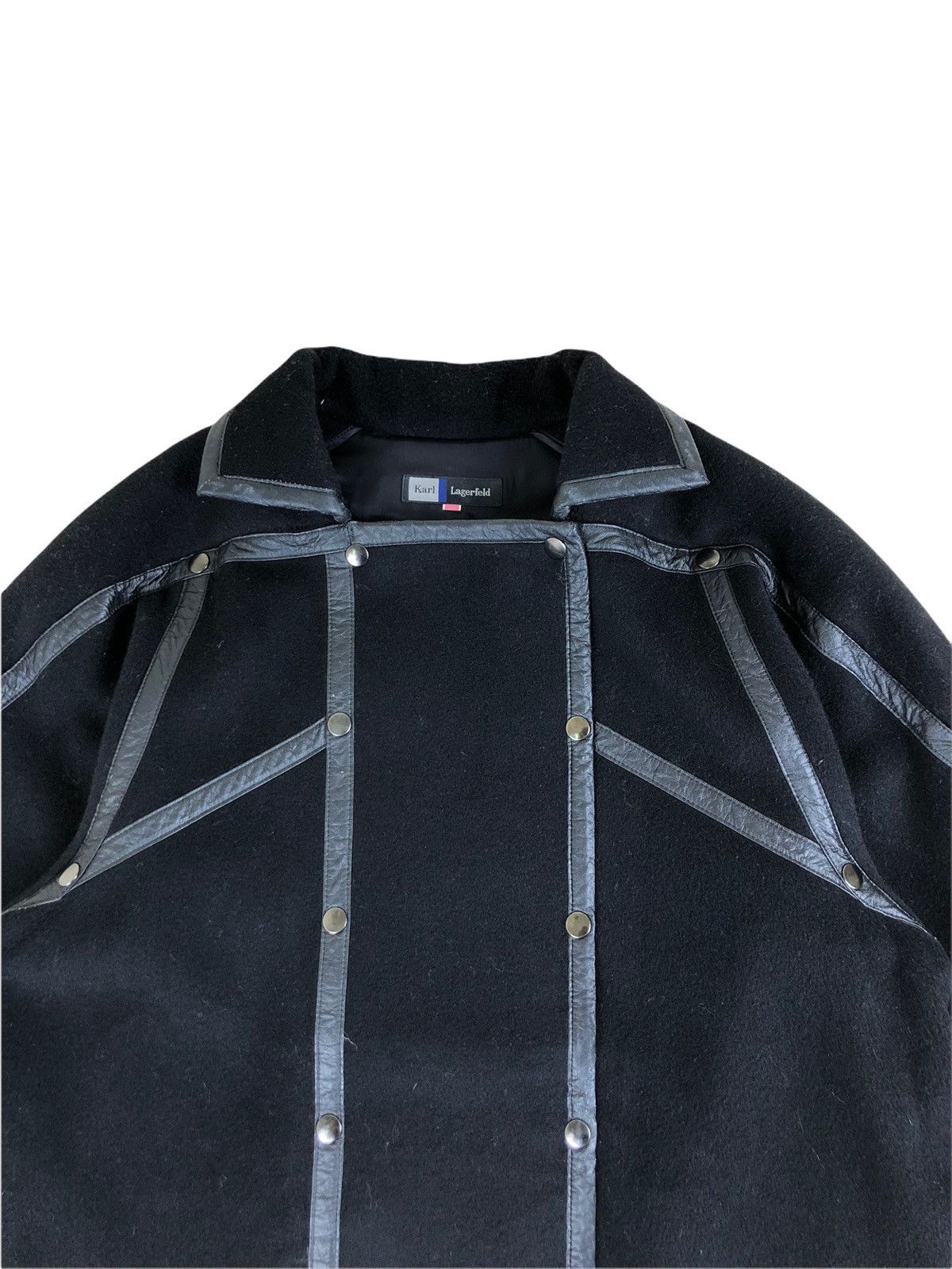 Karl Lagerfeld 1990s Karl Legarfeld Archive Napoleon Wool Coat Size US M / EU 48-50 / 2 - 3 Thumbnail