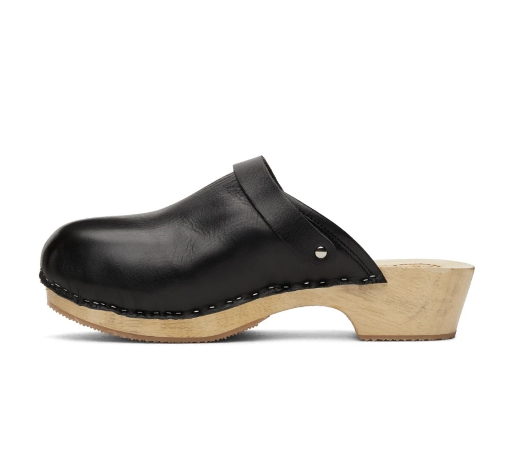 Magliano Magliano Round-toe Black Leather, Shearling Lined Clogs NIB Size US 10 / EU 43 - 1 Thumbnail