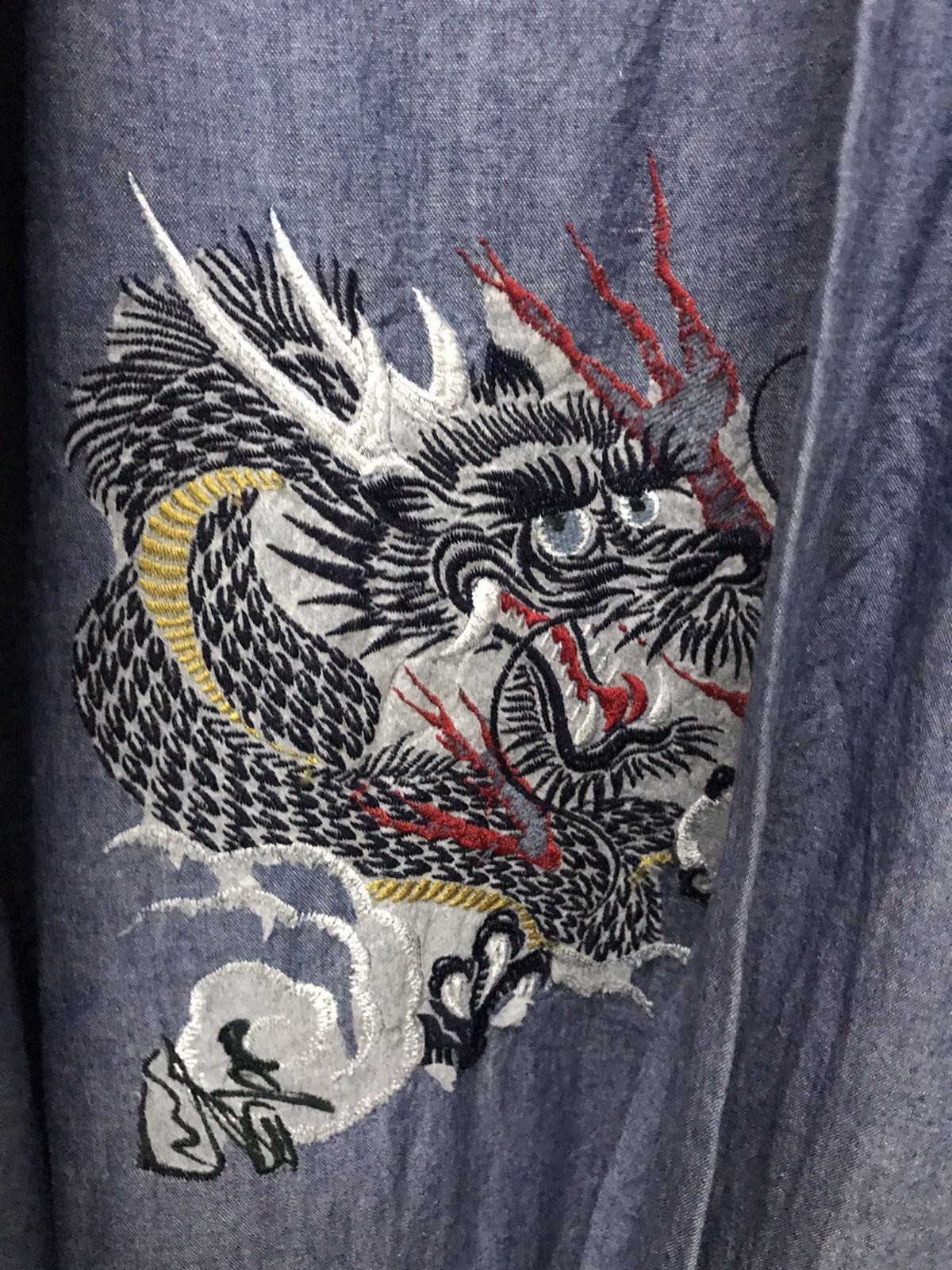 Japanese Brand × Vintage Vintage Big LogoDragon Sukajan Kimono Size US M / EU 48-50 / 2 - 10 Thumbnail