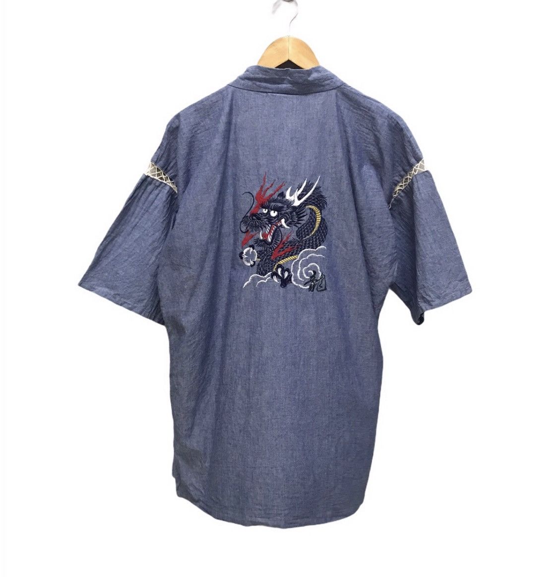 Vintage Big LogoDragon Sukajan Kimono