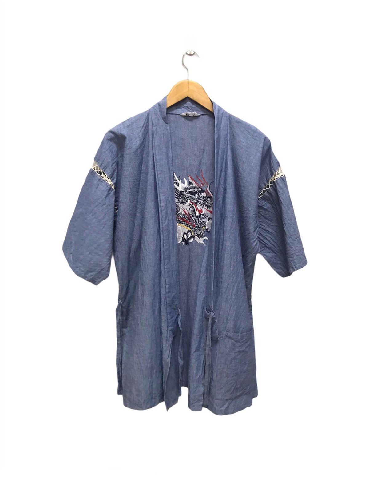 Japanese Brand × Vintage Vintage Big LogoDragon Sukajan Kimono Size US M / EU 48-50 / 2 - 4 Thumbnail