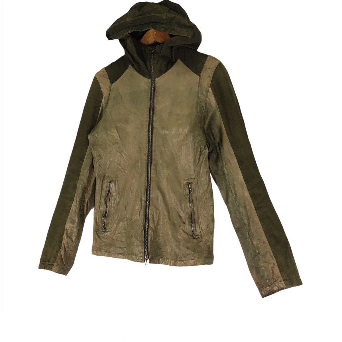 Edition Japan Edition leather hoodie zipper jacket Size US M / EU 48-50 / 2 - 1 Thumbnail