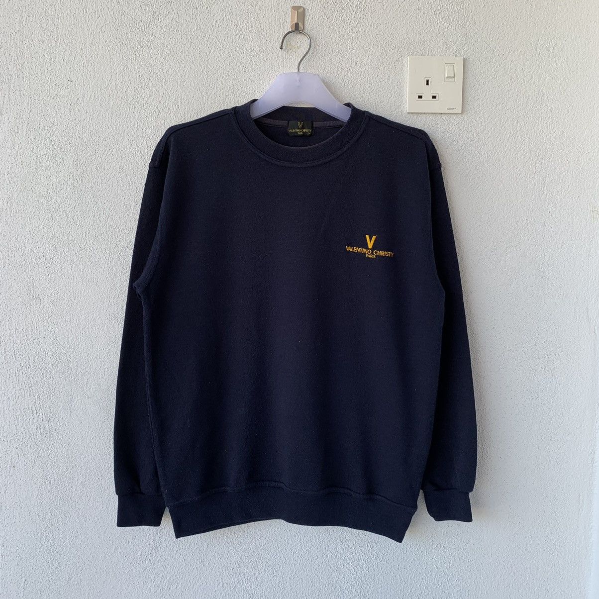 VALENTINO CHRISTY sweatshirt spell out small logo..