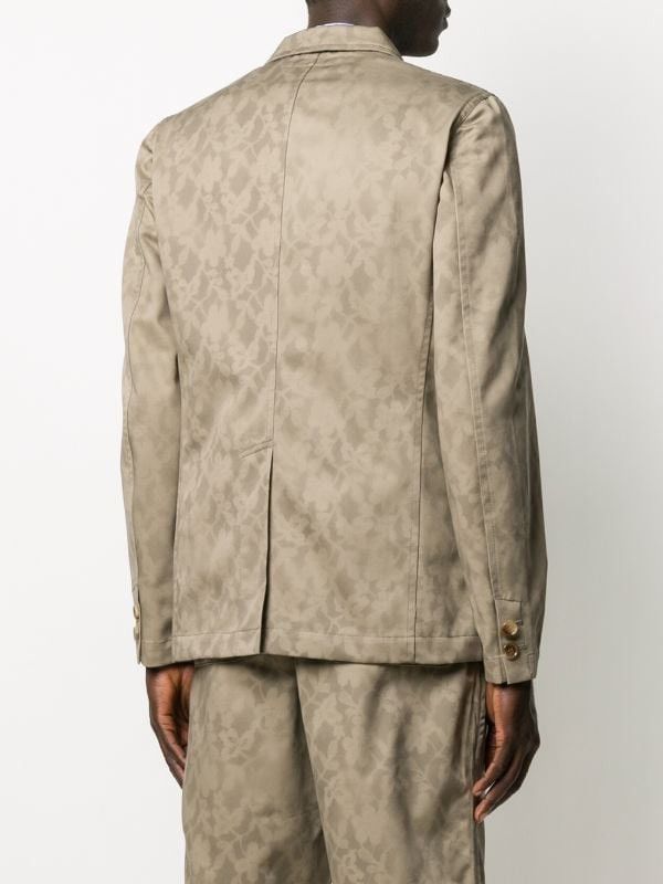 Comme des Garcons × Comme des Garcons SHIRT × Junya Watanabe Comme des Garçons Play floral printed blazer Size 38R - 3 Thumbnail