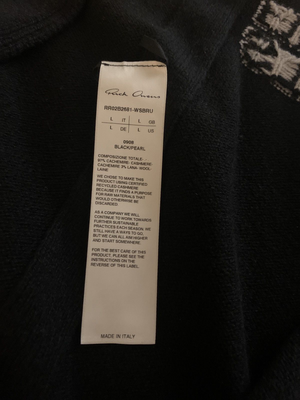 Rick Owens Rick Owens Urinal Knit Size US L / EU 52-54 / 3 - 9 Thumbnail