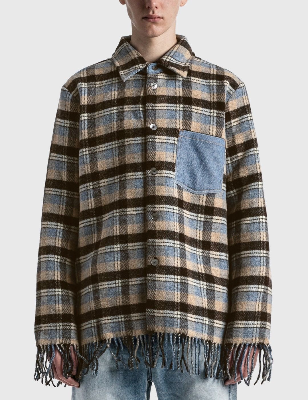 Acne Studios Acne Studios fringed jacket Size US L / EU 52-54 / 3 - 3 Thumbnail
