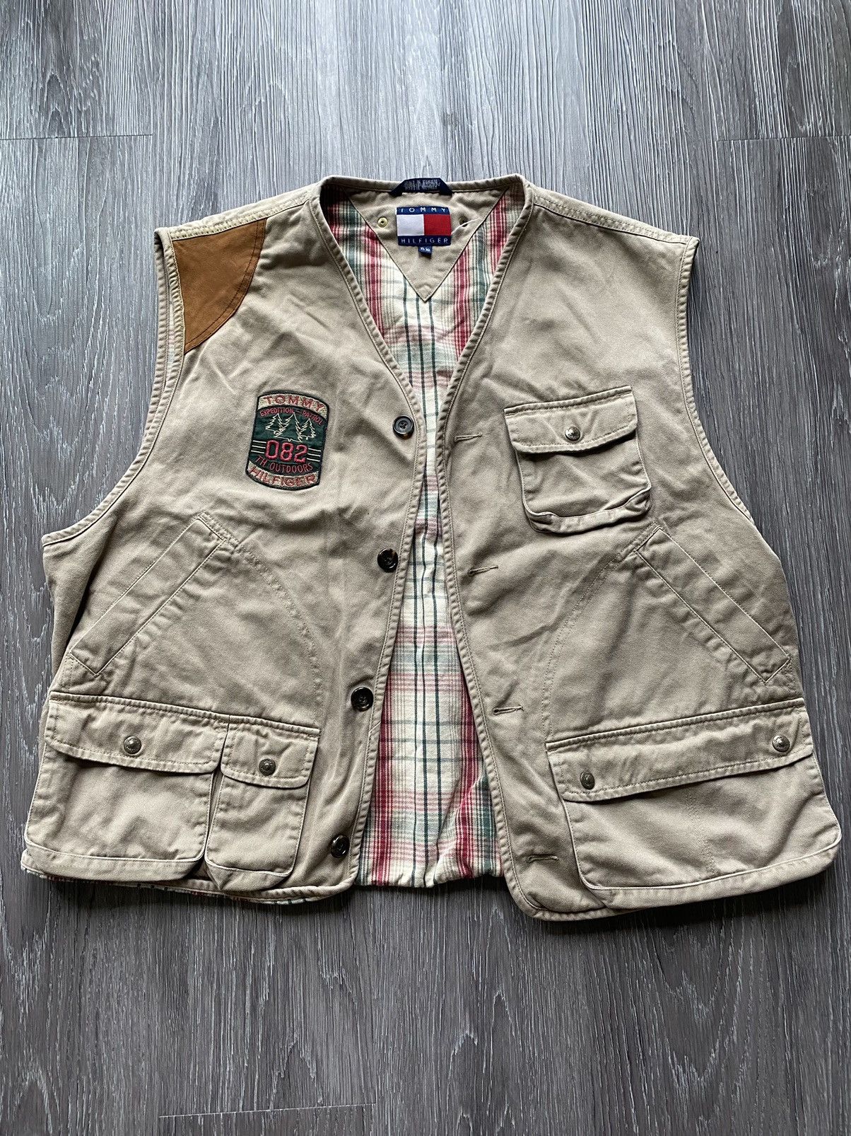 Tommy Hilfiger Vintage Tommy Hilfiger Ranger Vest Size US XL / EU 56 / 4 - 2 Thumbnail