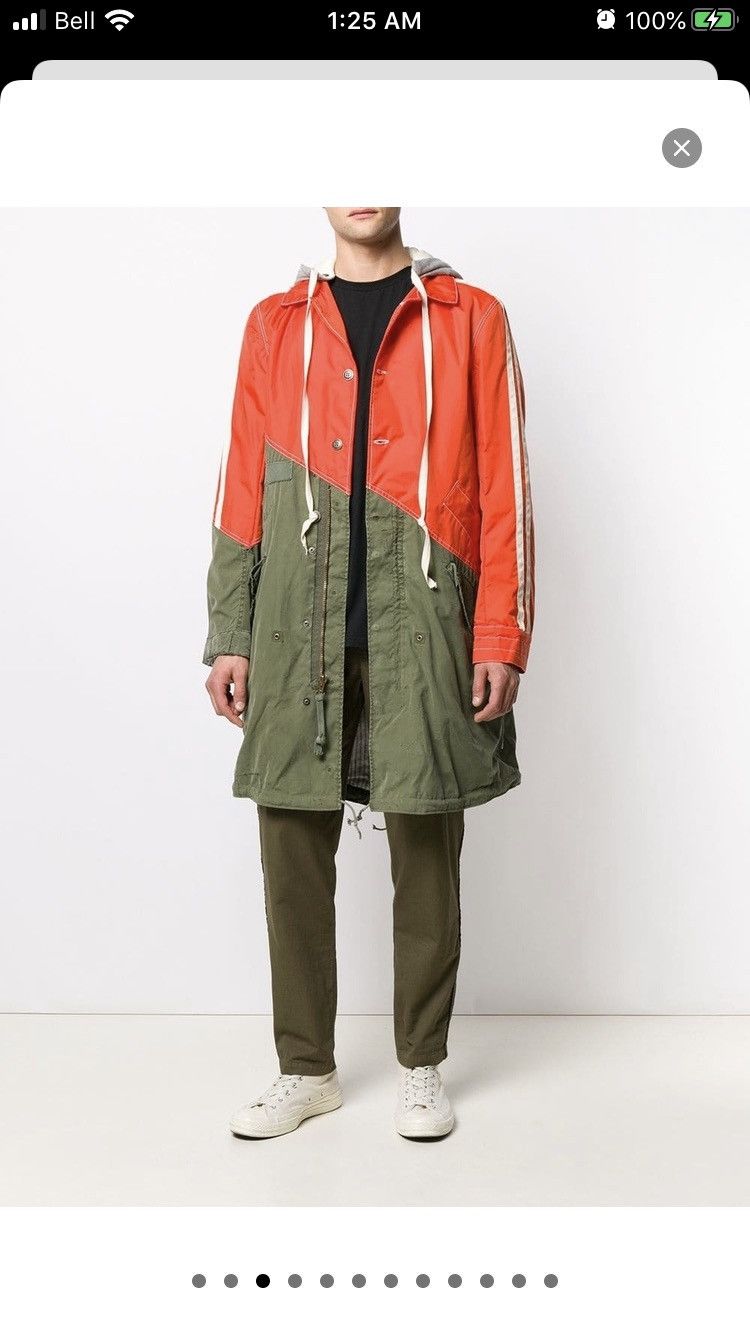 Greg Lauren RARE NEW Greg Lauren hooded rain track coat parka jacket Size US M / EU 48-50 / 2 - 3 Thumbnail
