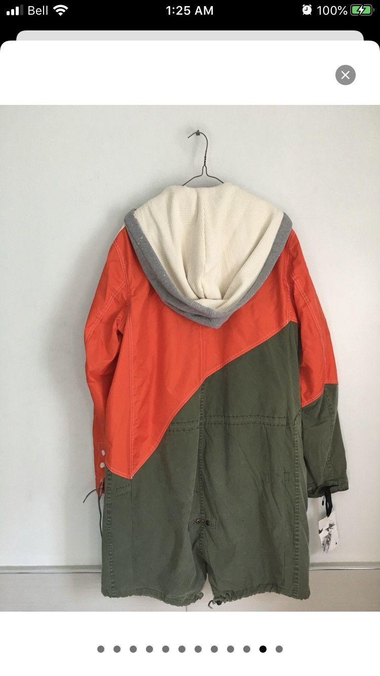 Greg Lauren RARE NEW Greg Lauren hooded rain track coat parka jacket Size US M / EU 48-50 / 2 - 11 Thumbnail