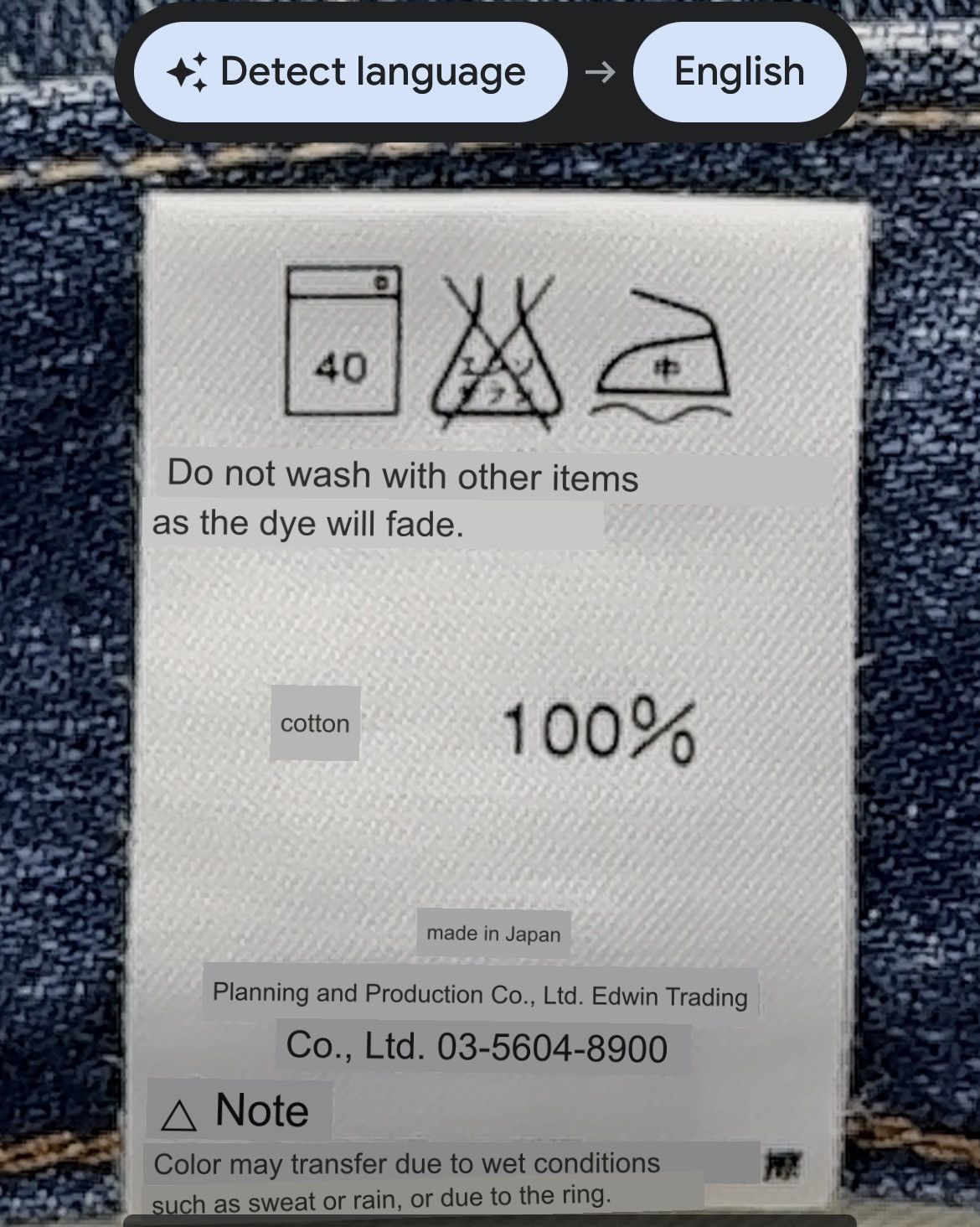 Edwin FLARED🔥BLUE TRIP 503 Raw Blue Distressed Denim Made in Japan Size US 34 / EU 50 - 13 Thumbnail