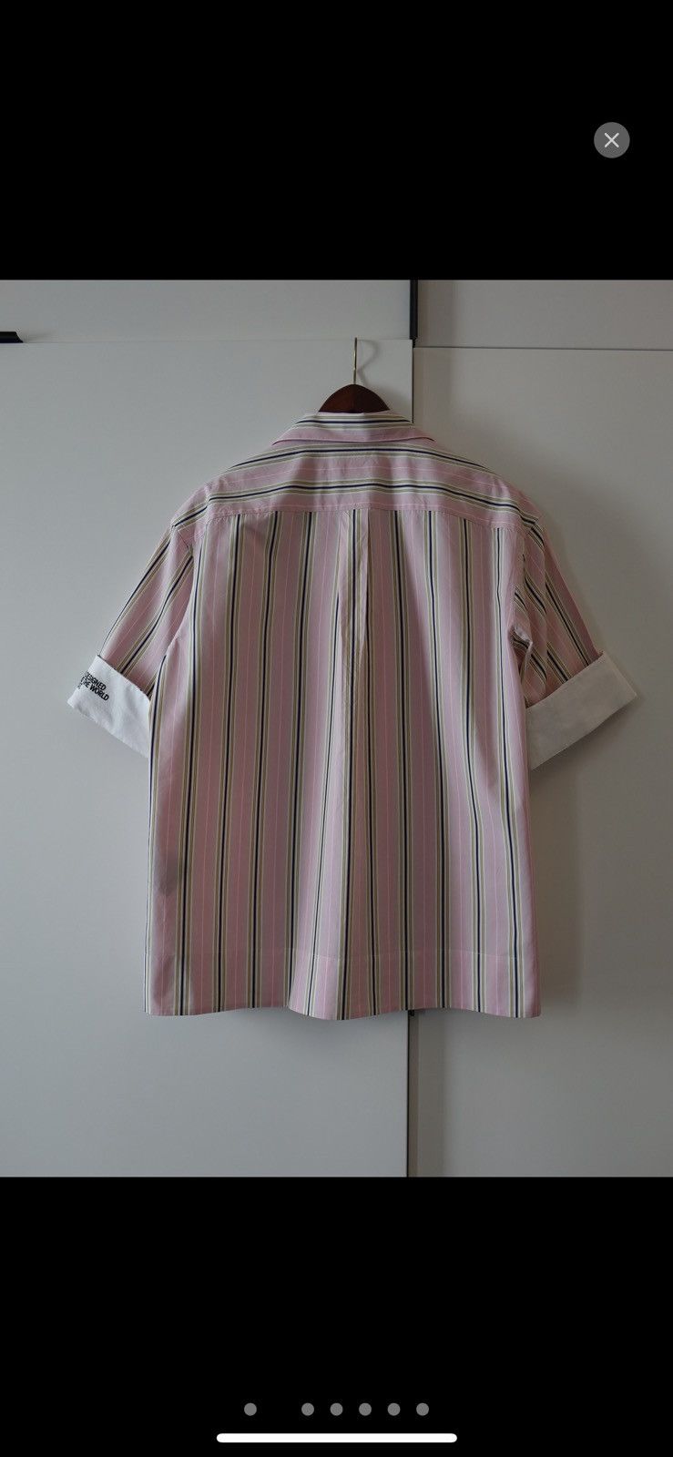 Calvin Klein 205W39NYC × Raf Simons Calvin Klein 295w39nyc striped oversized logo shirt Size US M / EU 48-50 / 2 - 3 Thumbnail