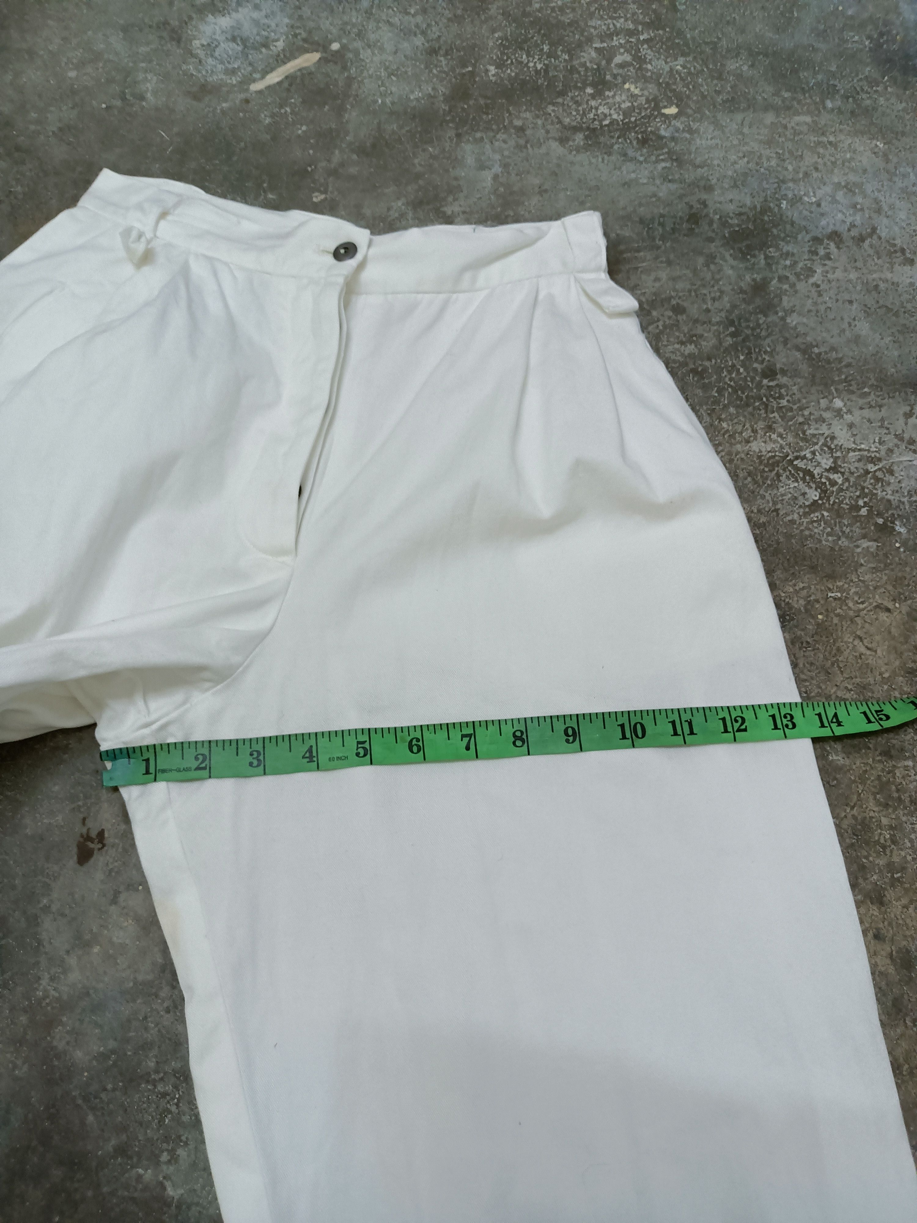 Jean Paul Gaultier Jean paul gaultier high waist white pants Size US 26 / EU 42 - 12 Thumbnail